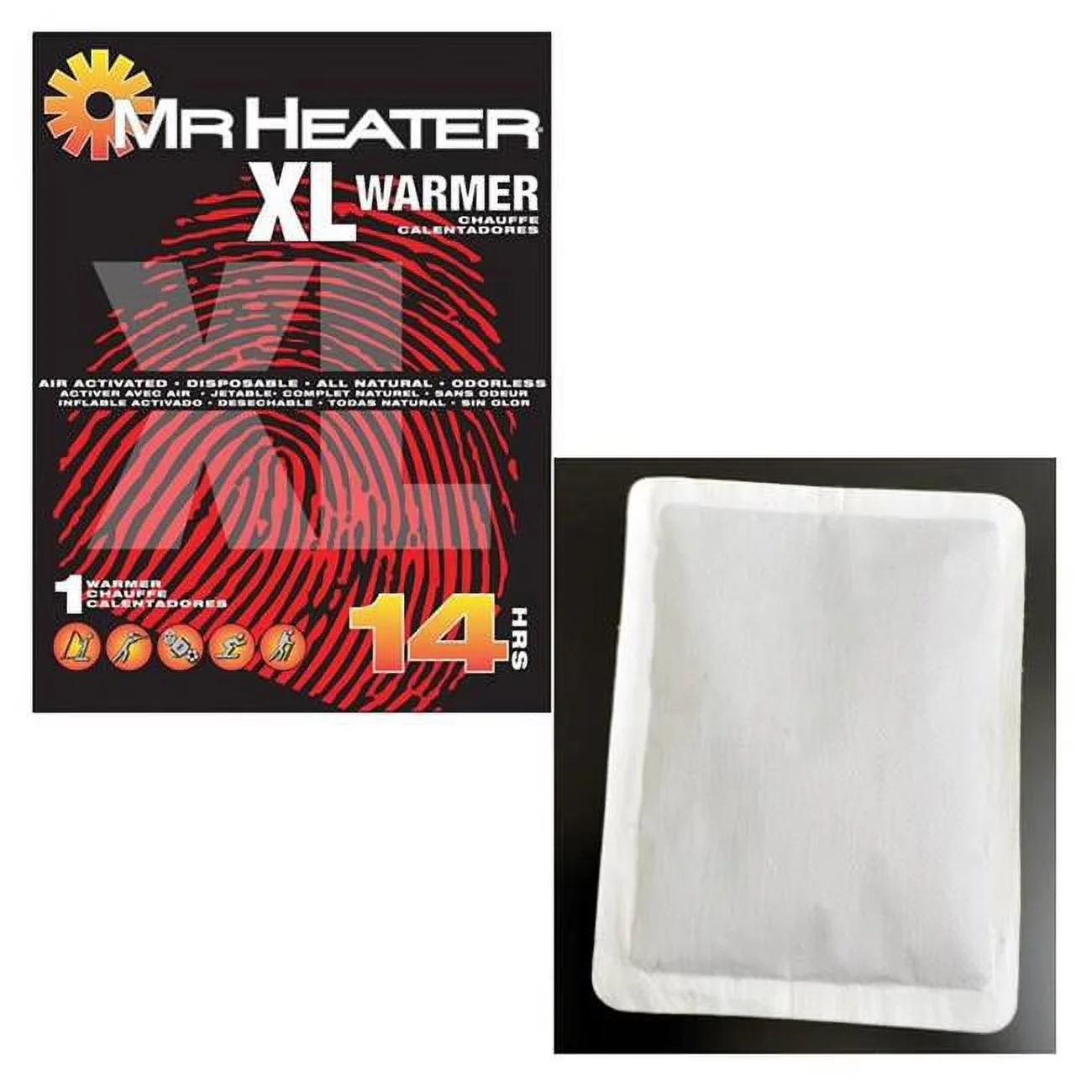Portable And Electric Space Heater Professional with Disposable, Air-activated, Extra Large Body Warmer - Multicolor Model 6D84BF