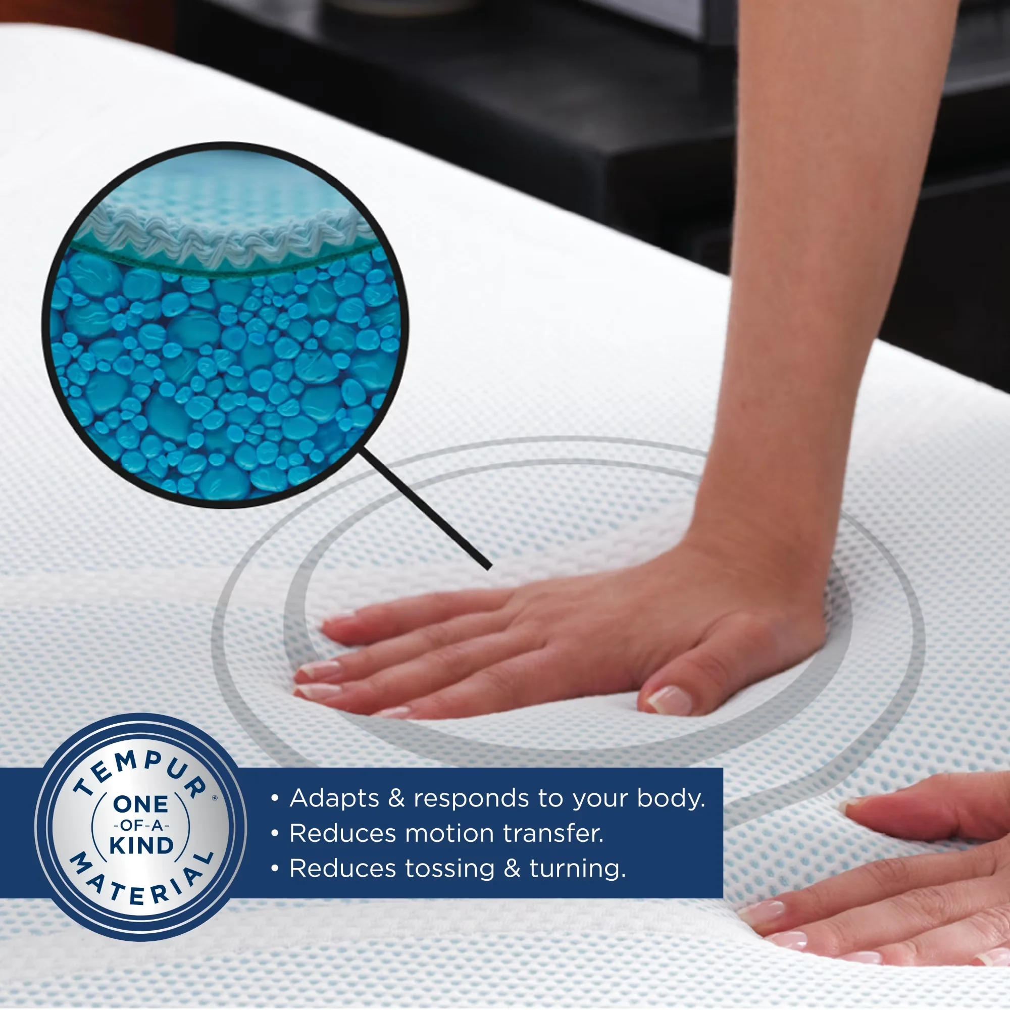 Versatile Mattresses Accessory with Breathable, Removable Cover, Anti-Slip - Memory Foam Model 0237EB