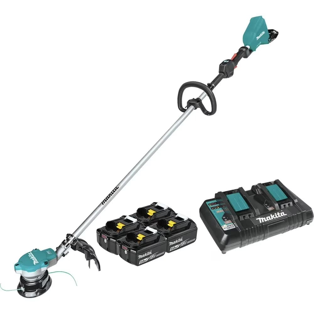 Quality String Trimmer with Battery, Brushless, 4 Batteries - XRU15PT1 Model 15038B