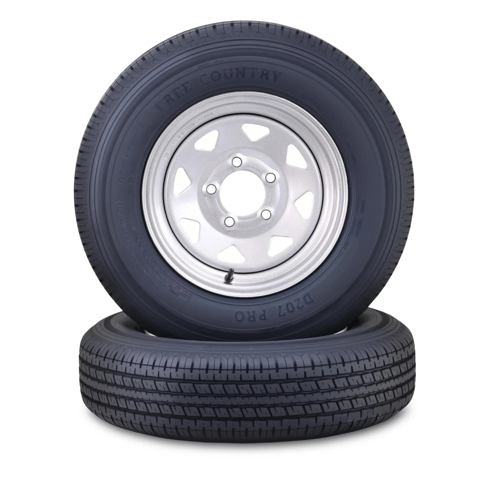 Trailer Tire Professional with Durable Construction, Set of 2 - ST175 - Standard Series Model 3B84AE