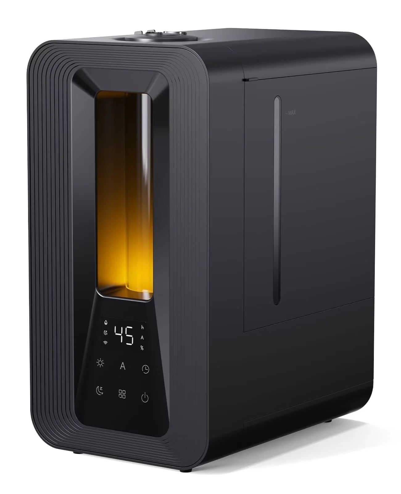 Humidifier Innovative with Oil Diffuser, Quiet Ultrasonic Humidifiers - Black for Bedroom, Large Model 5F5575