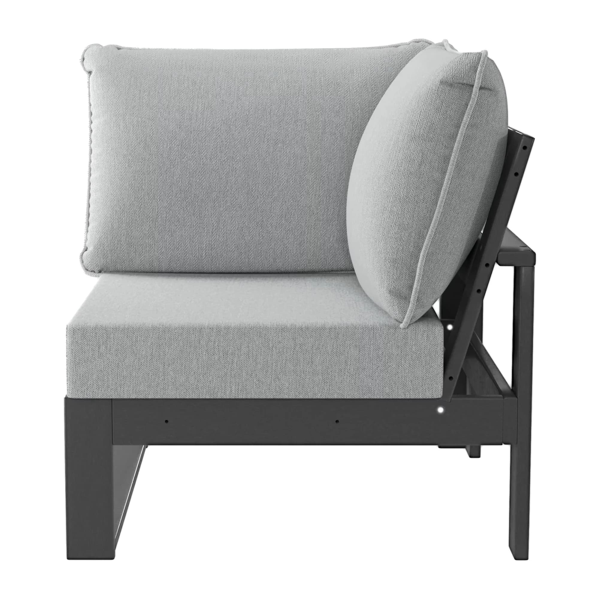 Reliable Outdoor Sofas Sectional with Modern, Montara HDPE Corner Sofa Seat - Hdpe Gray Model 91EFCA