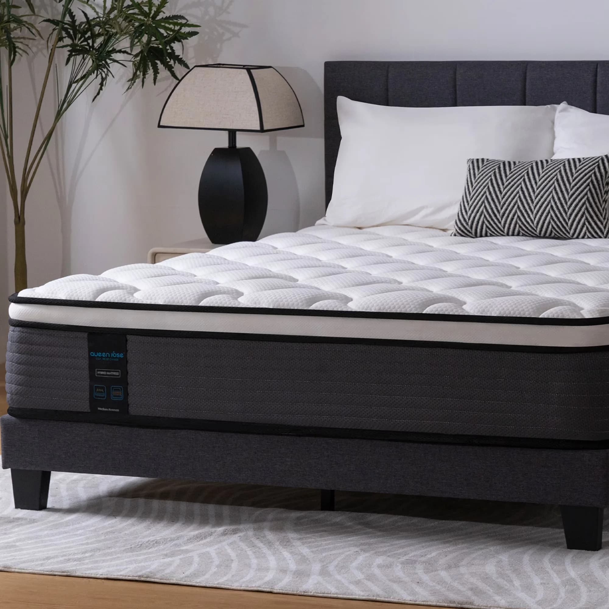 Professional Mattresses Accessory with Mattress-In-A-Box, Cooling Technology, Breathable Construction - Knitted Fabric, Non-Woven... Model C27A92