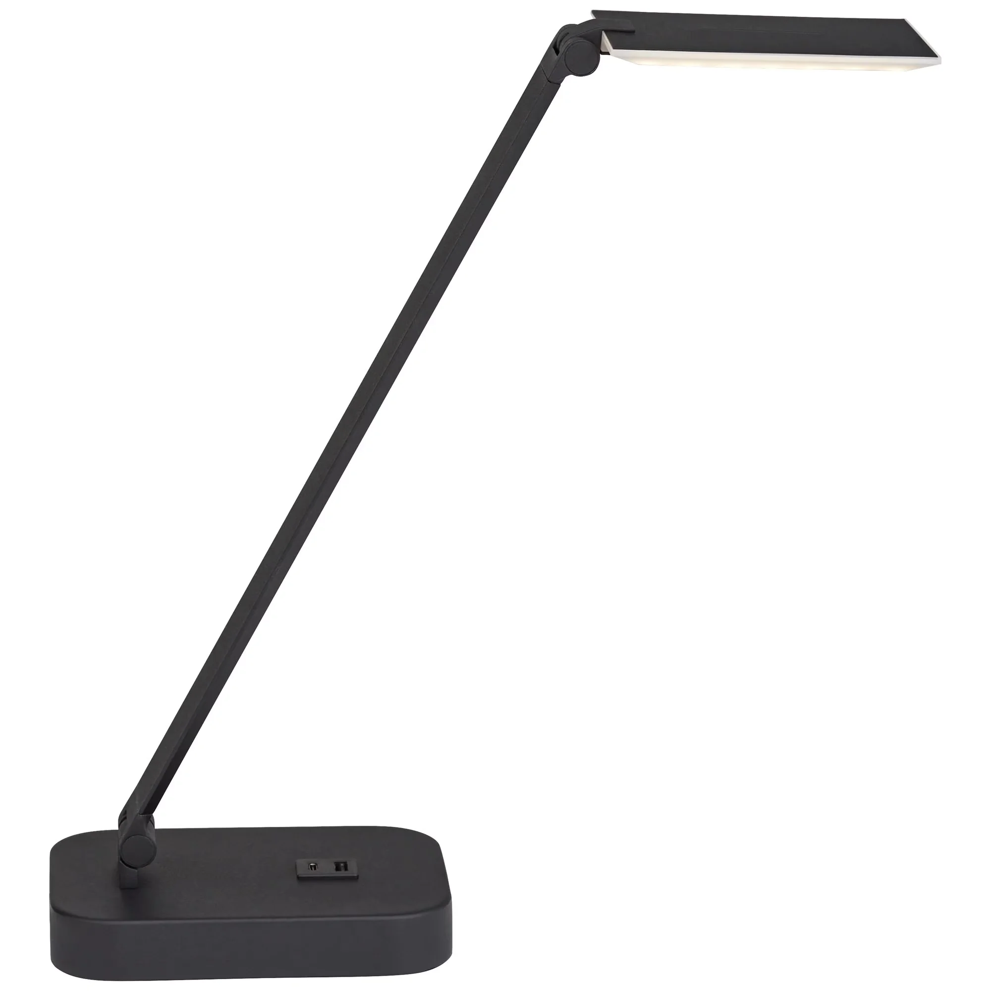 Classic Desk Lamp with LED, Dimmable - Metal Black Rayven - Rustic Charm Model 84D0CF