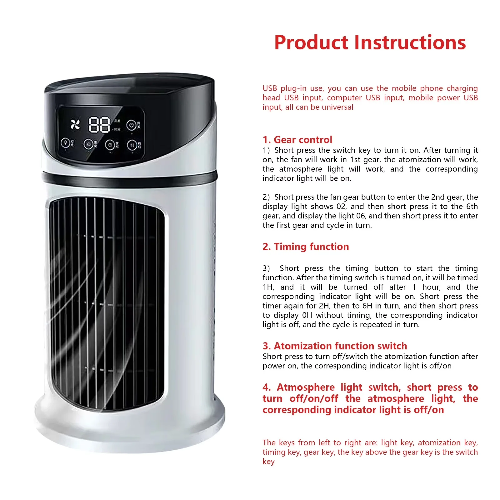 Premium Air Conditioner with Energy Efficient for Camping, Bedroom - Small Model BB5BE4