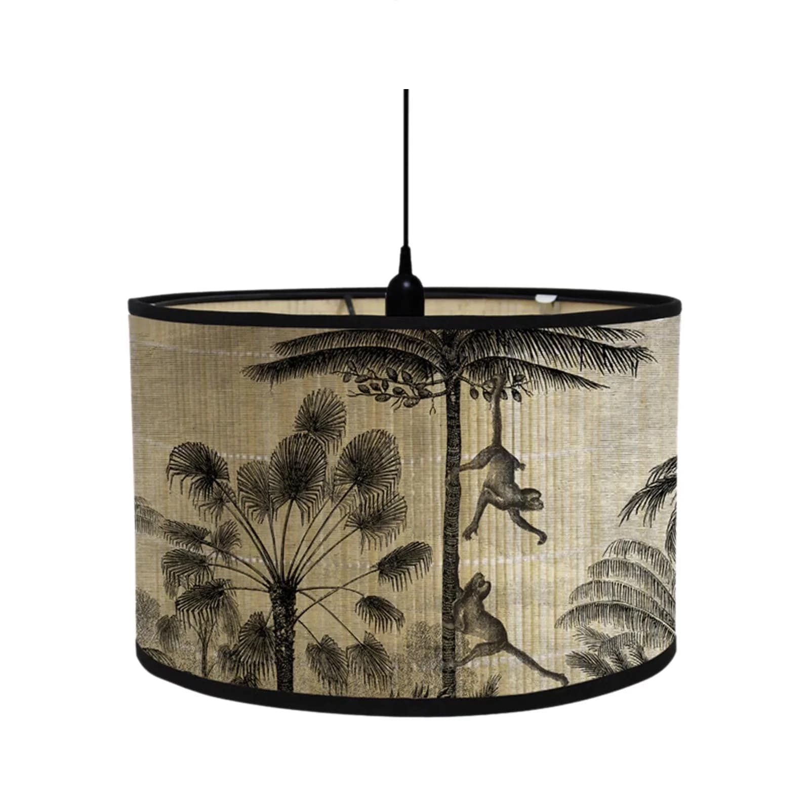 Table Lamp Classic with Cottage - Bamboo Style B 8x11 - Industrial Grade Model 97CB45