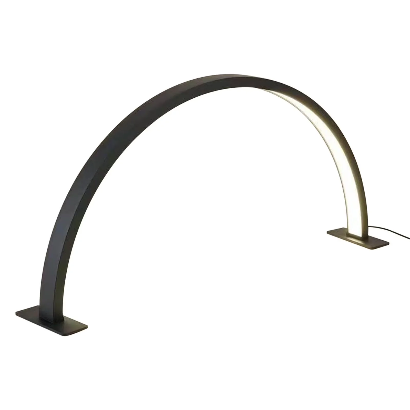 Lamp Set Stylish with LED, Contemporary, Foldable Nail Desk - Metal Black Model 35C486