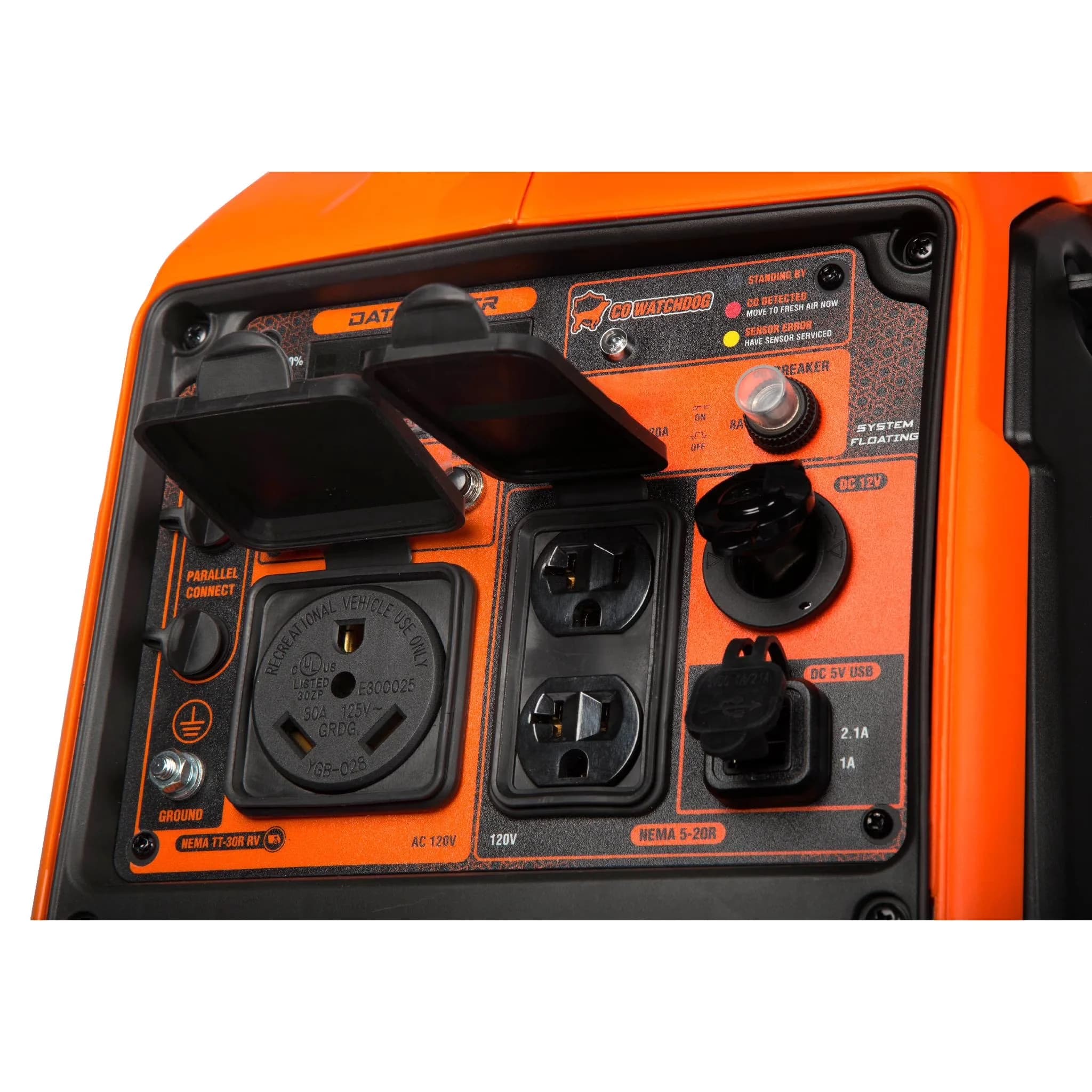 Sleek Generator with 3600W, Usb Port, Co Shut-Off - 3600 - Long-Lasting Performance Model 95A879