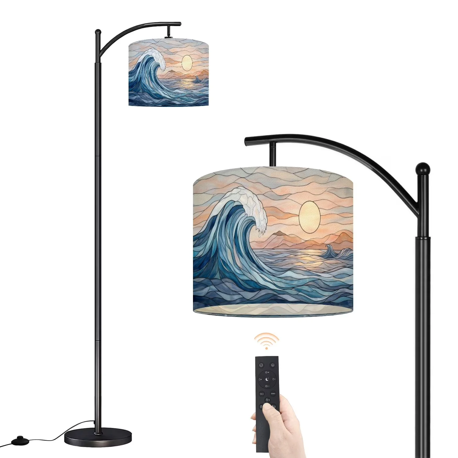 Reliable Floor Lamp with LED, Adjustable Height - Metal Multicolor for Bedroom Model E797B1