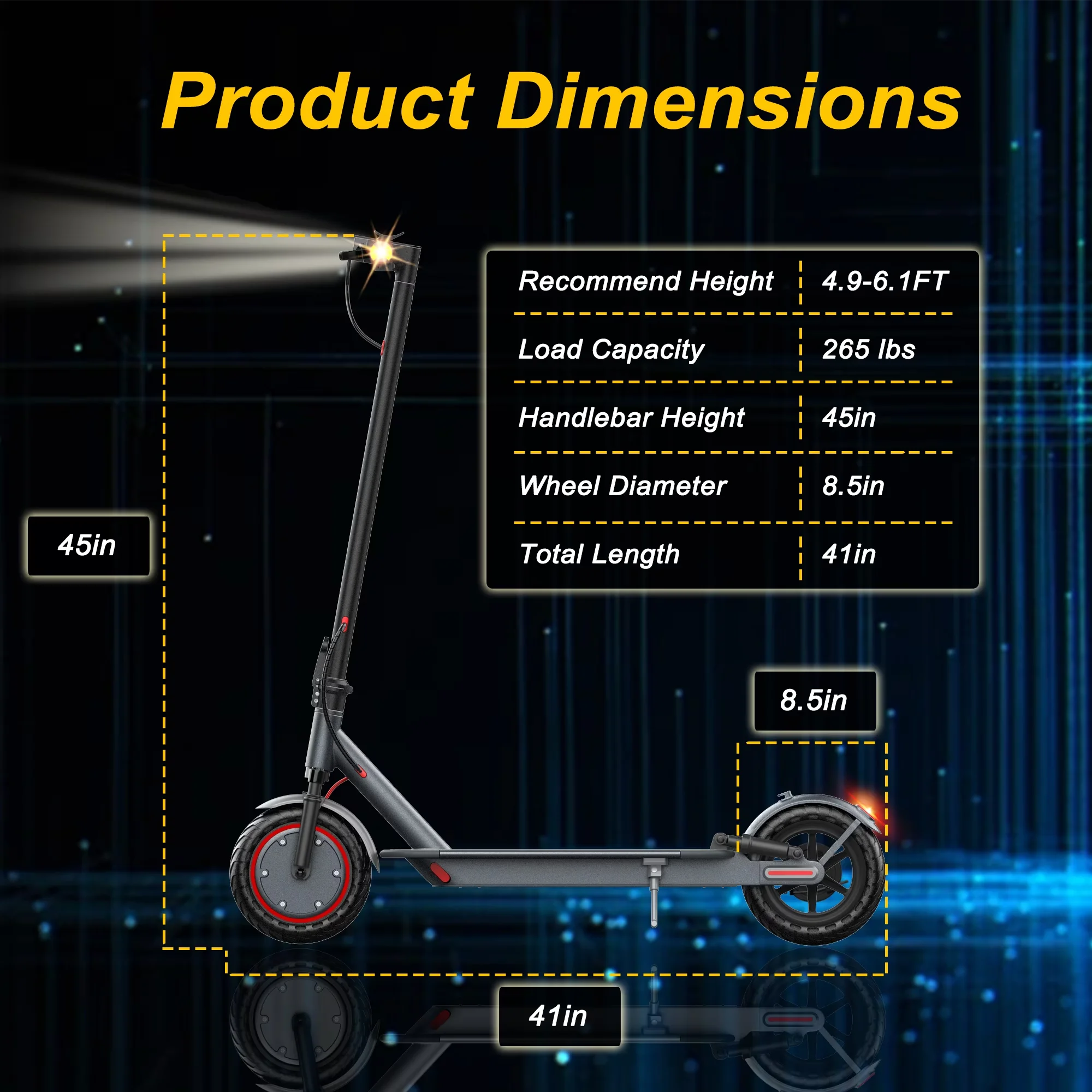 Stylish Scooter with 350W, App Compatibility, Foldable - Gray Aluminium Alloy Model 830B6B