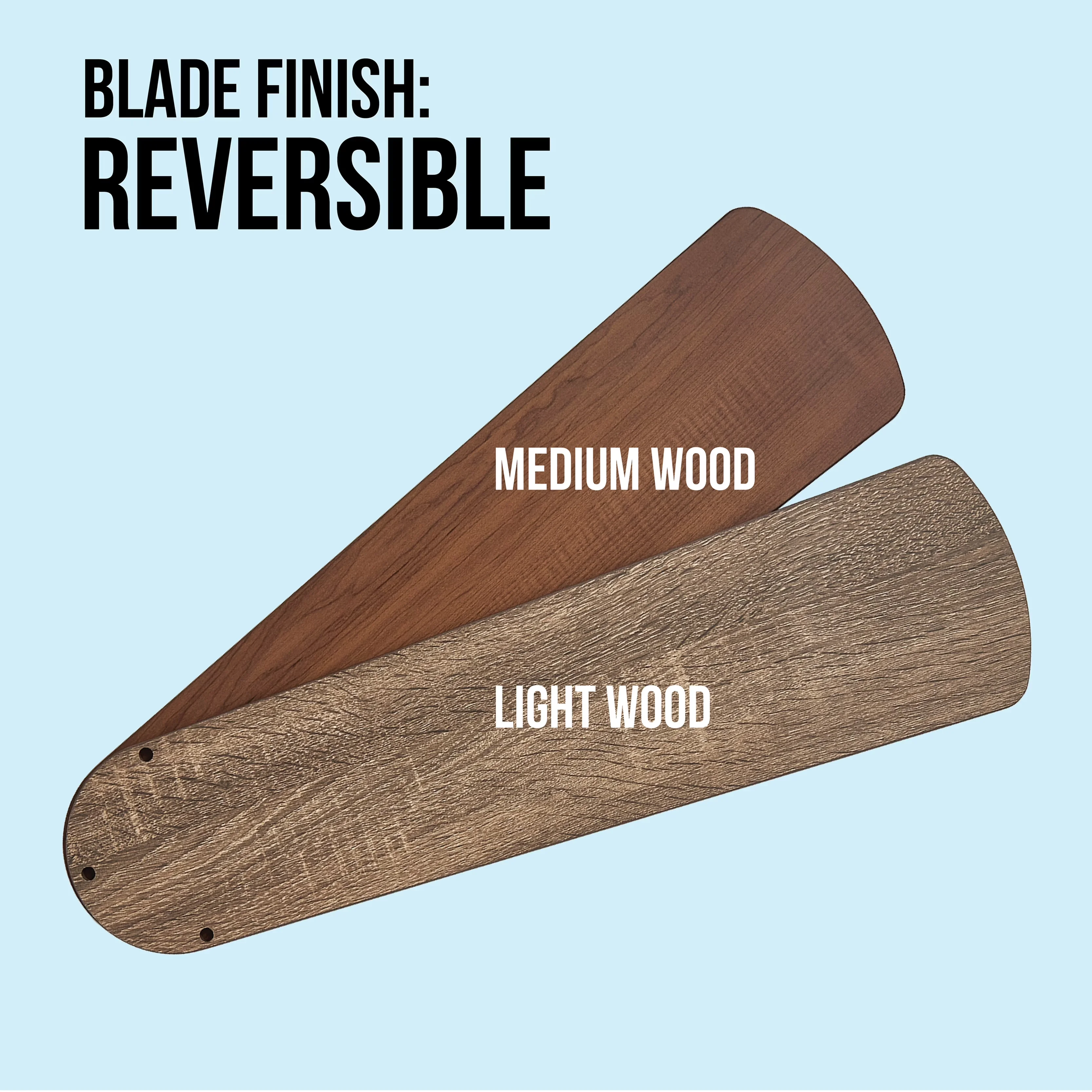 Durable Ceiling Fan with LED, Reverse Airflow, Reversible Blades - Bronze Model C0FD74
