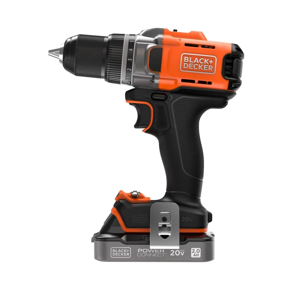 Drills Driver Stylish with Battery, 20V, 20V MAX - Ergonomic Design Model BFE366