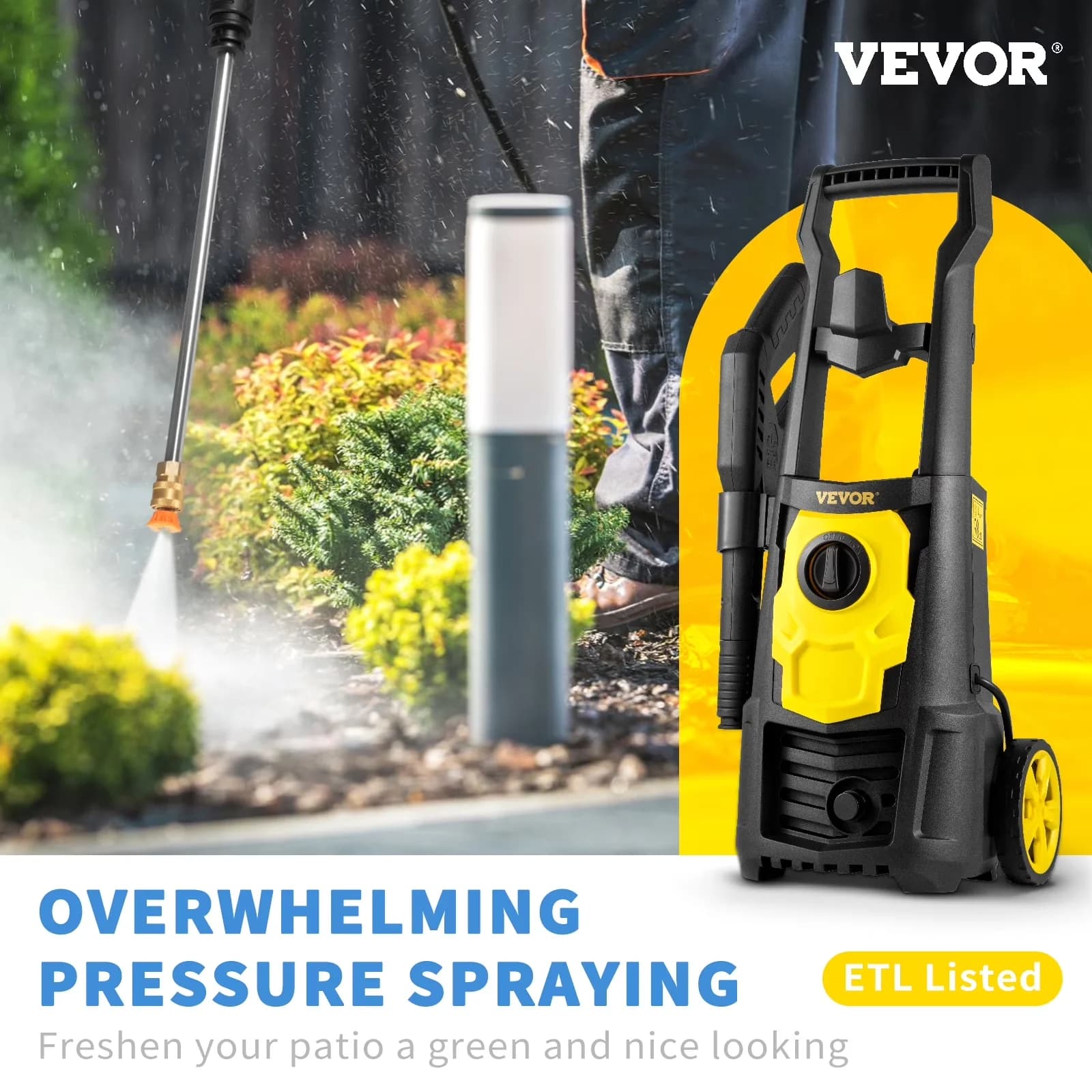 Pressure Washer Modern with Quick Connect Tips, 2000 PSI, Electric Power - Model 02F587
