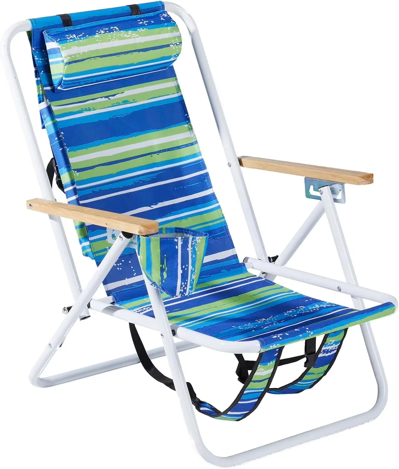 Beach Chair Efficient - Blue for Camping, Travel Folding - Essential Collection Model EFD5BB