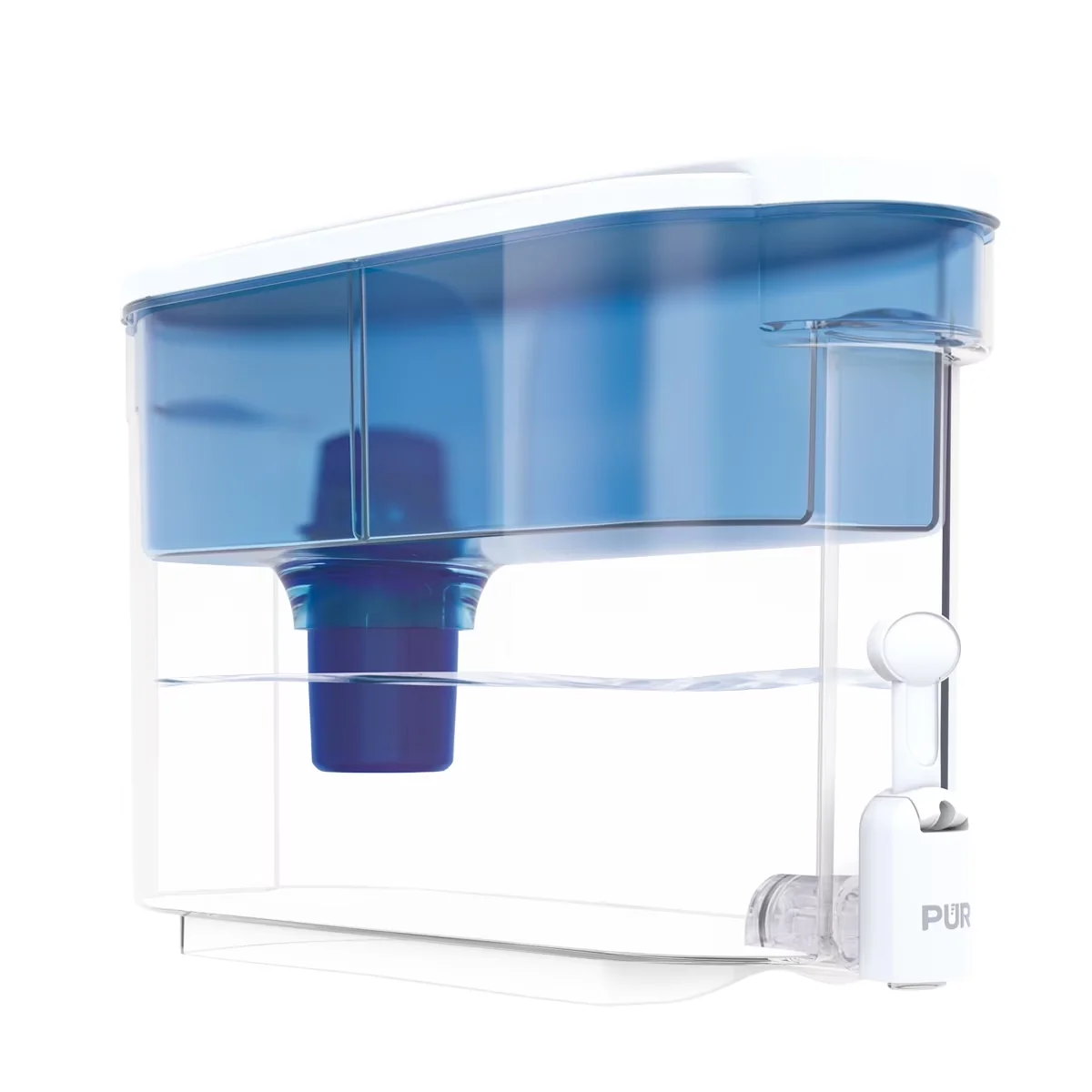 Efficient Water Filtration with Alarm, 30 Cup Dispenser System Filter Dispenser - Plastic 30 Cup Model 33DBFC