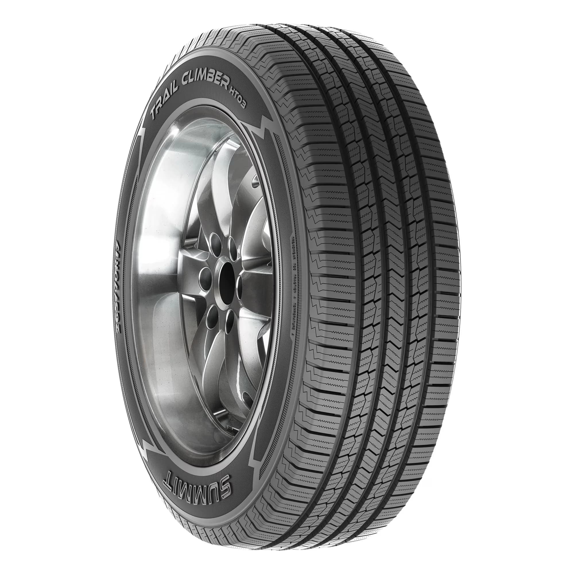 Truck Tire Classic with Highway terrain tire for trucks and SUVs, 3D sipe pattern for year-round traction, Size: 265/70R17 - Model 618CF9