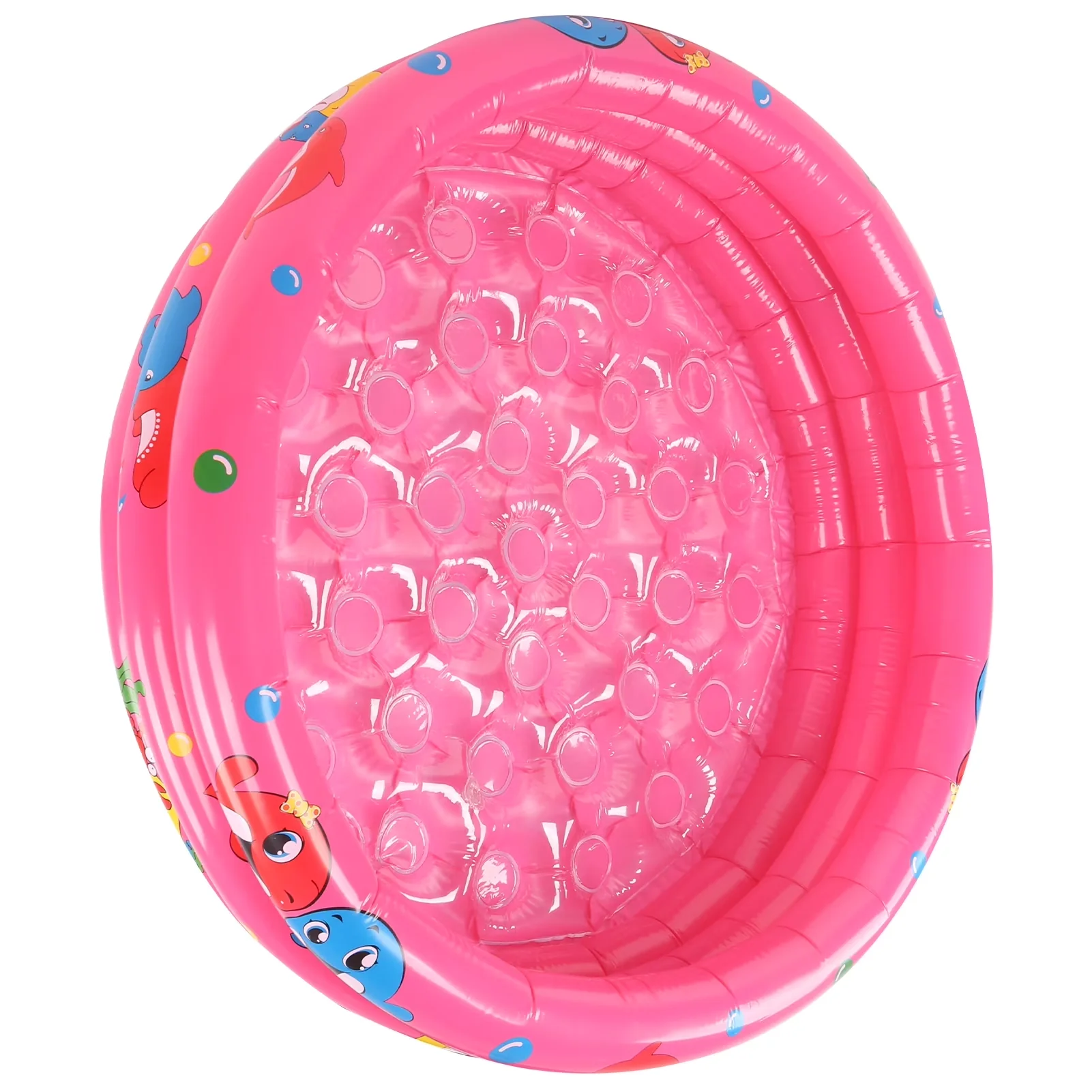 Durable Inflatable Pool with Puncture Resistant, Uv Resistant, Fade Resistant - Pink Model 3DE248