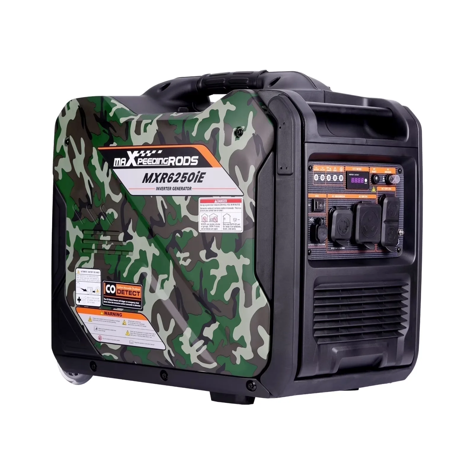 Generator Premium with 5000W, Overload Protection for Camping, Outdoor - Model 44B2EA