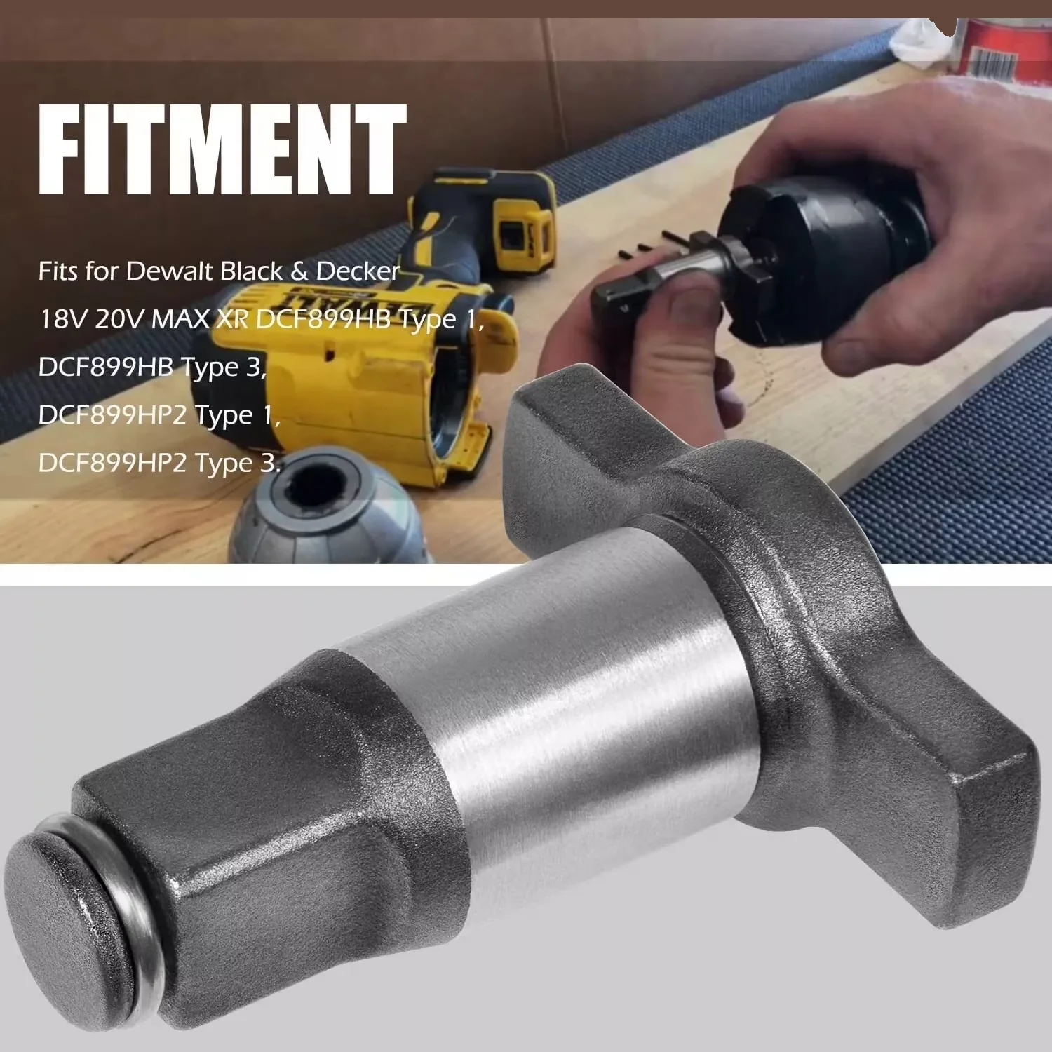 Durable Air Tools Compressor with 18V, Impact Wrench Anvil Assembly 1/2'' - Model E80831