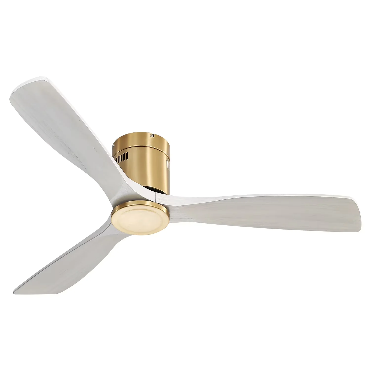 Professional Ceiling Fan with Remote Controlled, Modern, 52" Flush Mount Fans - White Model C5FB8F