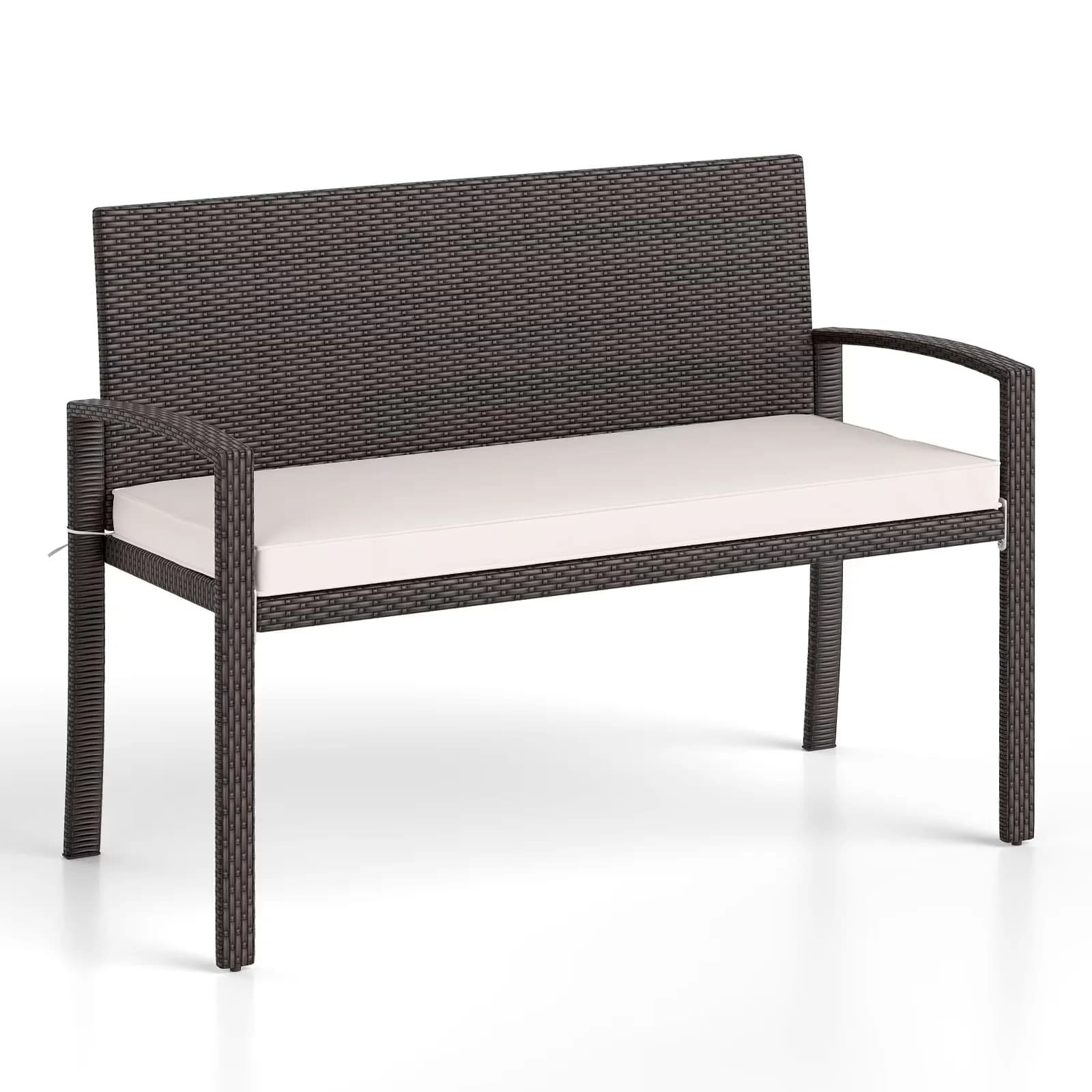 Patio Chair Modern - Rattan White Person - Durable Build Model 087E0D