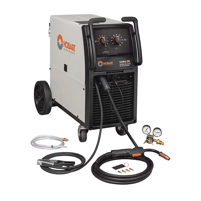 Durable Pro Tool with 240V, Single-Phase, MIG Welder - White - Compact and Portable Model 90E6B6