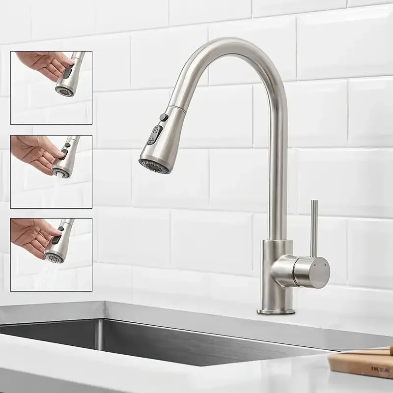 Compact Plumbing - Silver Stainless Steel Brushed - Rustic Charm Model BB52A8