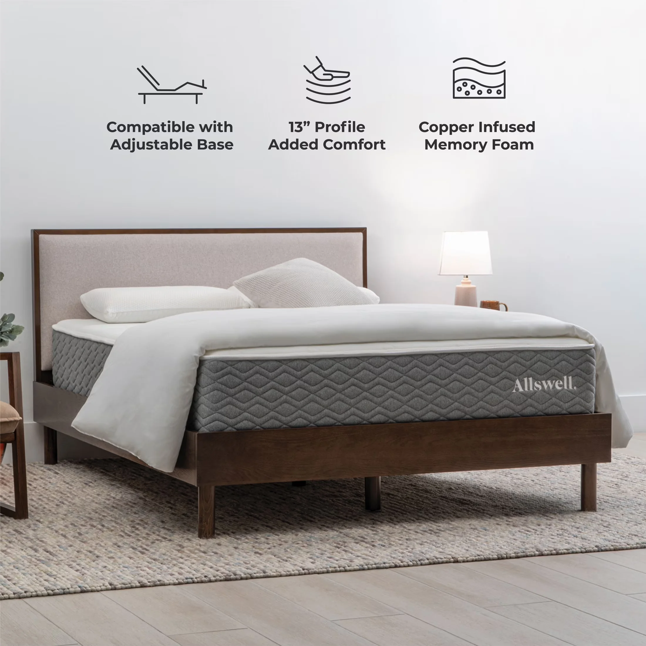 Premium Mattresses Accessory with Mattress-In-A-Box - Luxe - Essential Collection Model 6BB11E