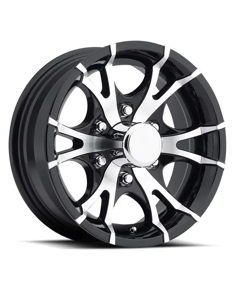 Wheels And Rim Innovative with Black, Wheel Offset: 0 mm, Bolt Pattern=6 on 5.5" - Aluminum Black Model EE1F6F