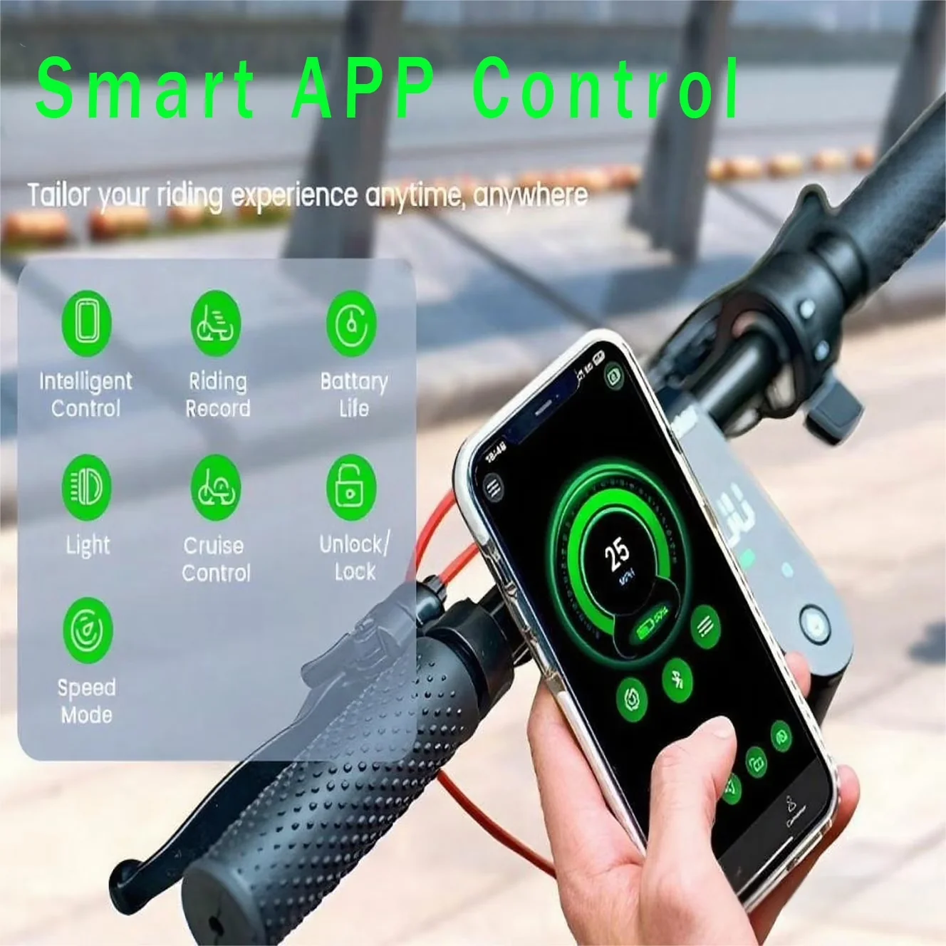 Scooter Compact with 750W, Portable, Electric Adults - Aluminum Alloy Black Model D6B6A5