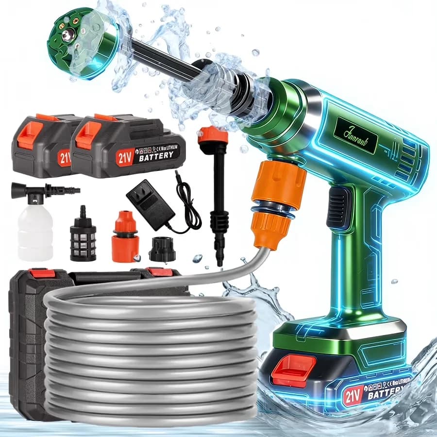 Essential Pressure Washer with Battery, 21V, Power - Heavy Duty Model 11072E