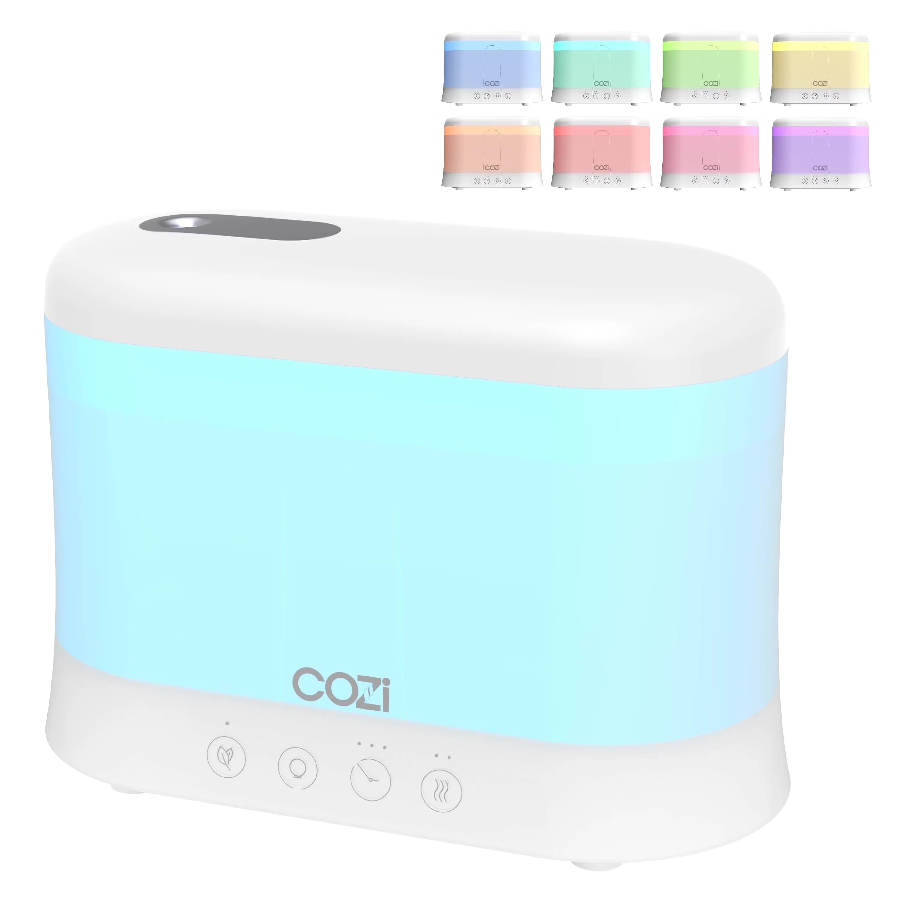 Reliable Humidifier with LED, Adjustable Humidistat - White for Home Office, Bedroom Model 14F5CA