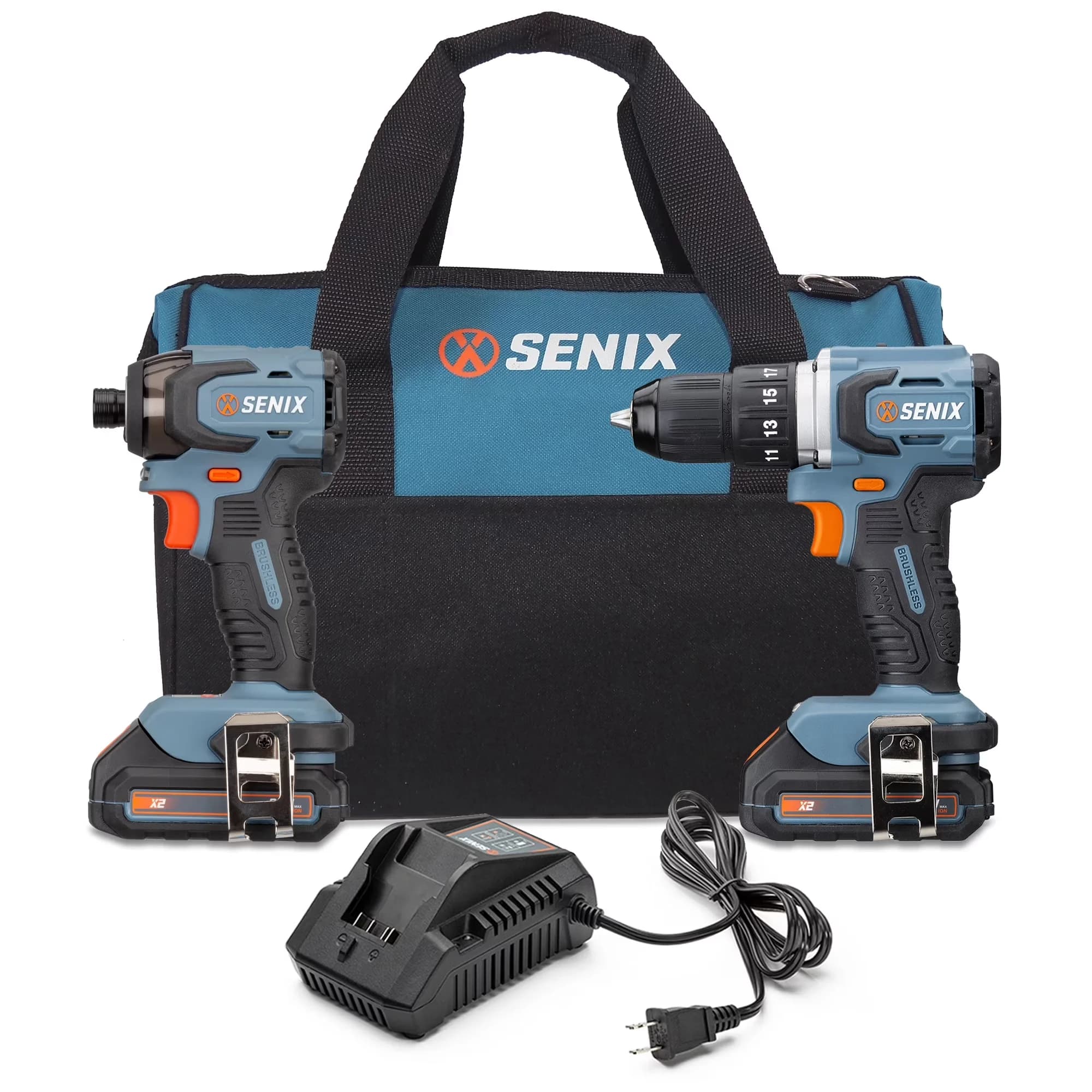 Stylish Drills Driver with Battery, 20V, Tough Lightweight 20V Power Set - Blue Model 84BD01