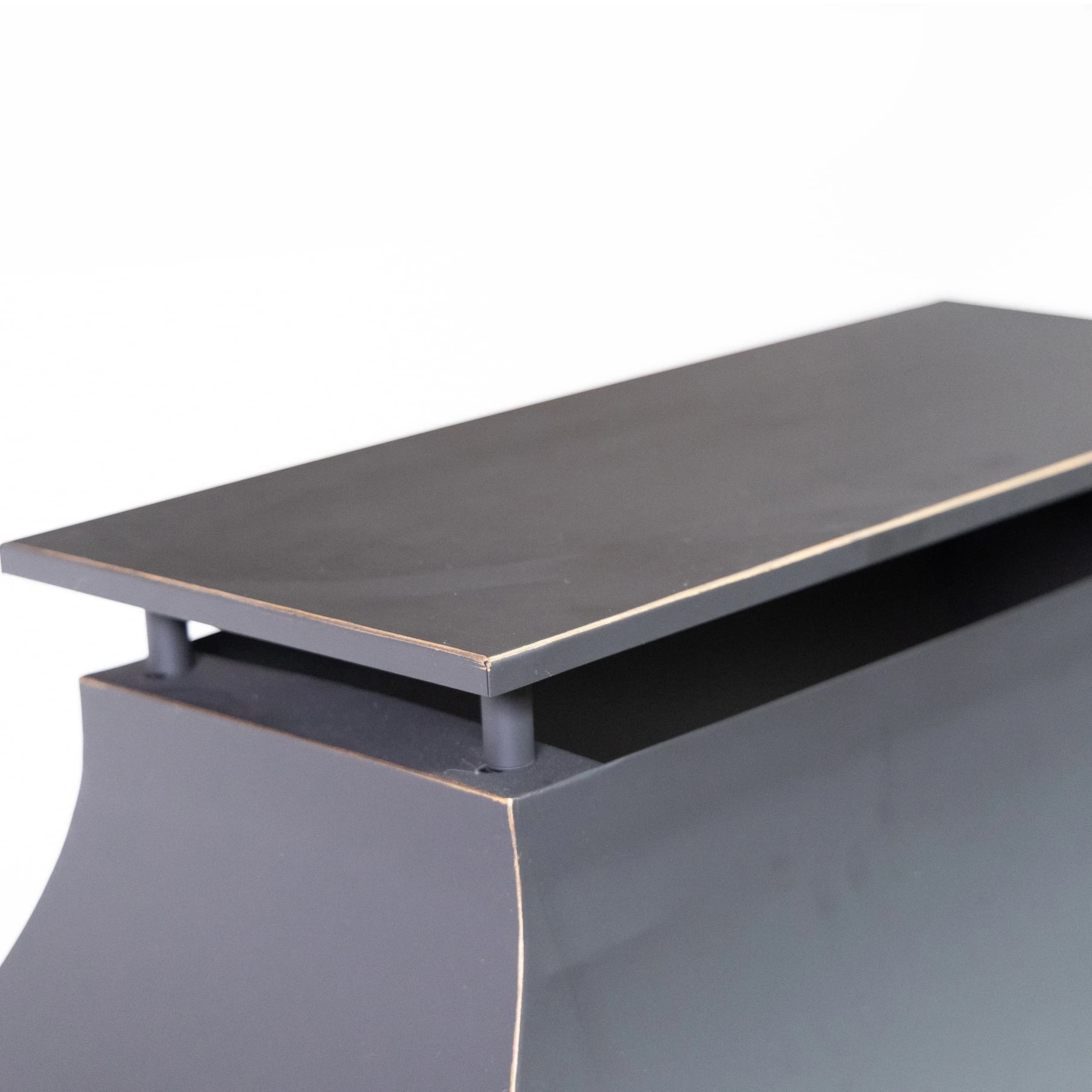 Outdoor Heating Innovative with Smokeless, Log Storage Compartment & Side Tables - Metal Multicolor Model 0EE6F3