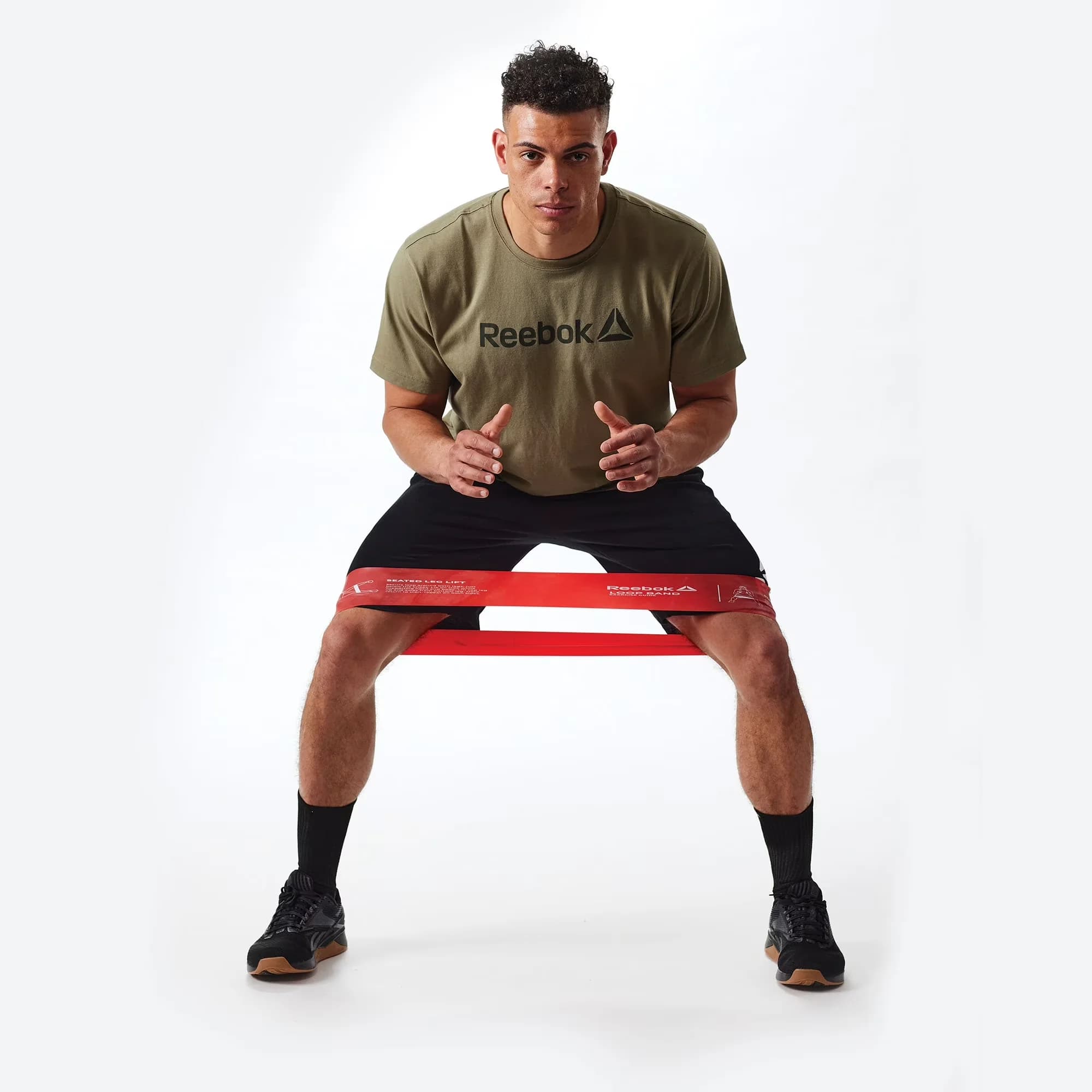 Home Gym Accessory Essential with Anti-Slip, Loop Band 3 Pack, Medium and Heavy - Multicolor Latex Model 7ECEAA