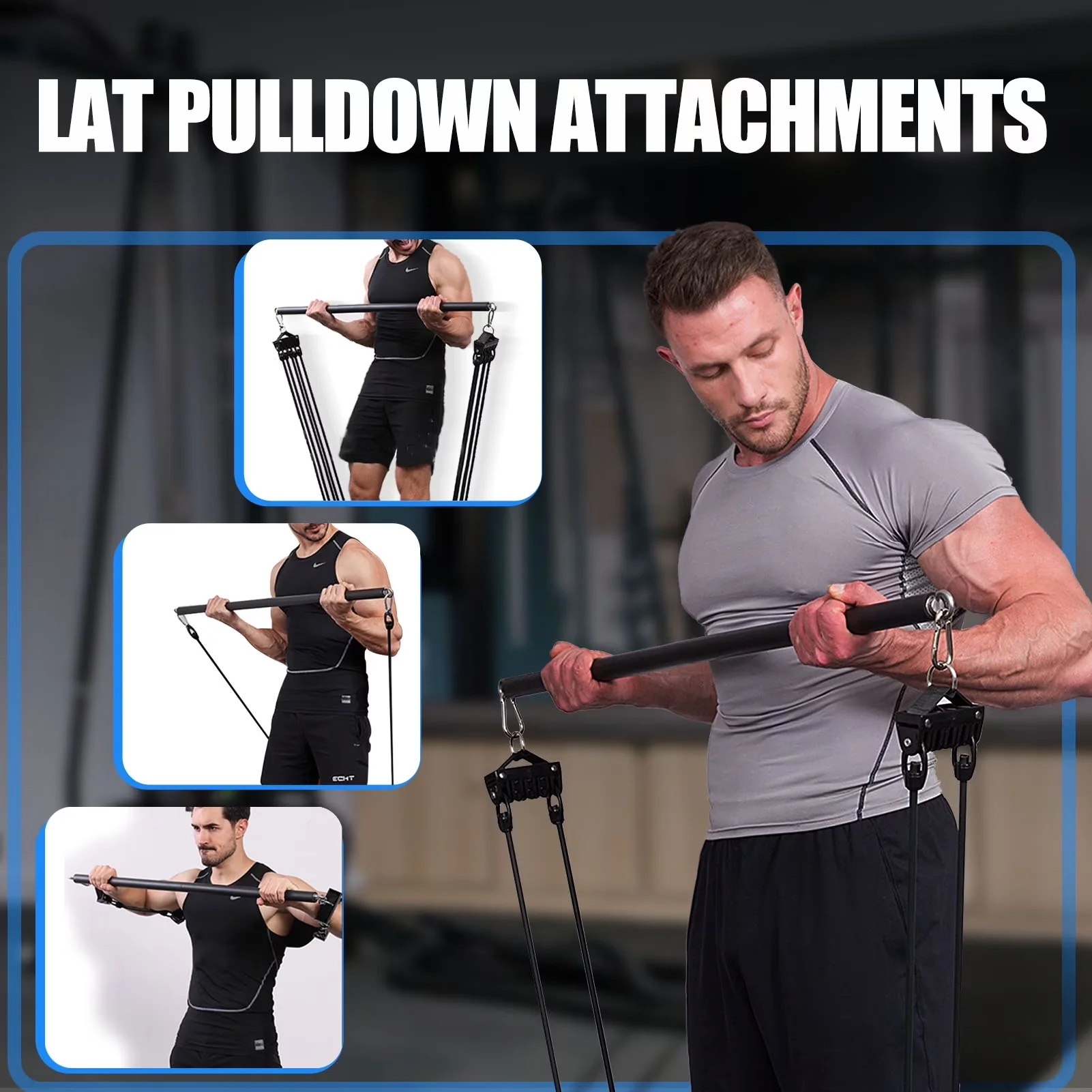 Professional Home Gym Accessory with Heavy Duty - Stainless Steel Black Model BF9EE9