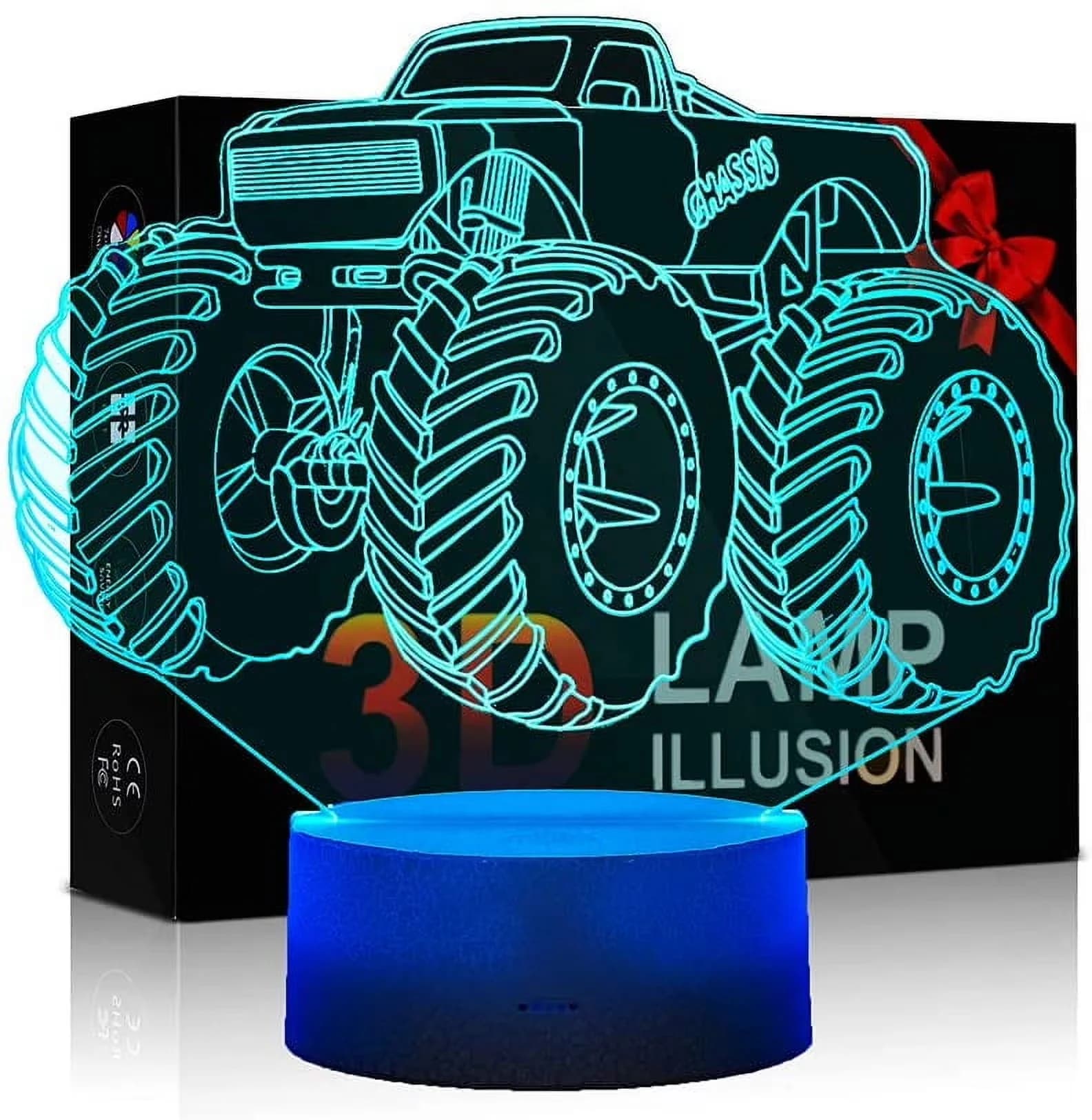 Innovative Led Lighting with LED, Battery, 3D Lamp - Multicolor YT03-563 Model 2C42F2