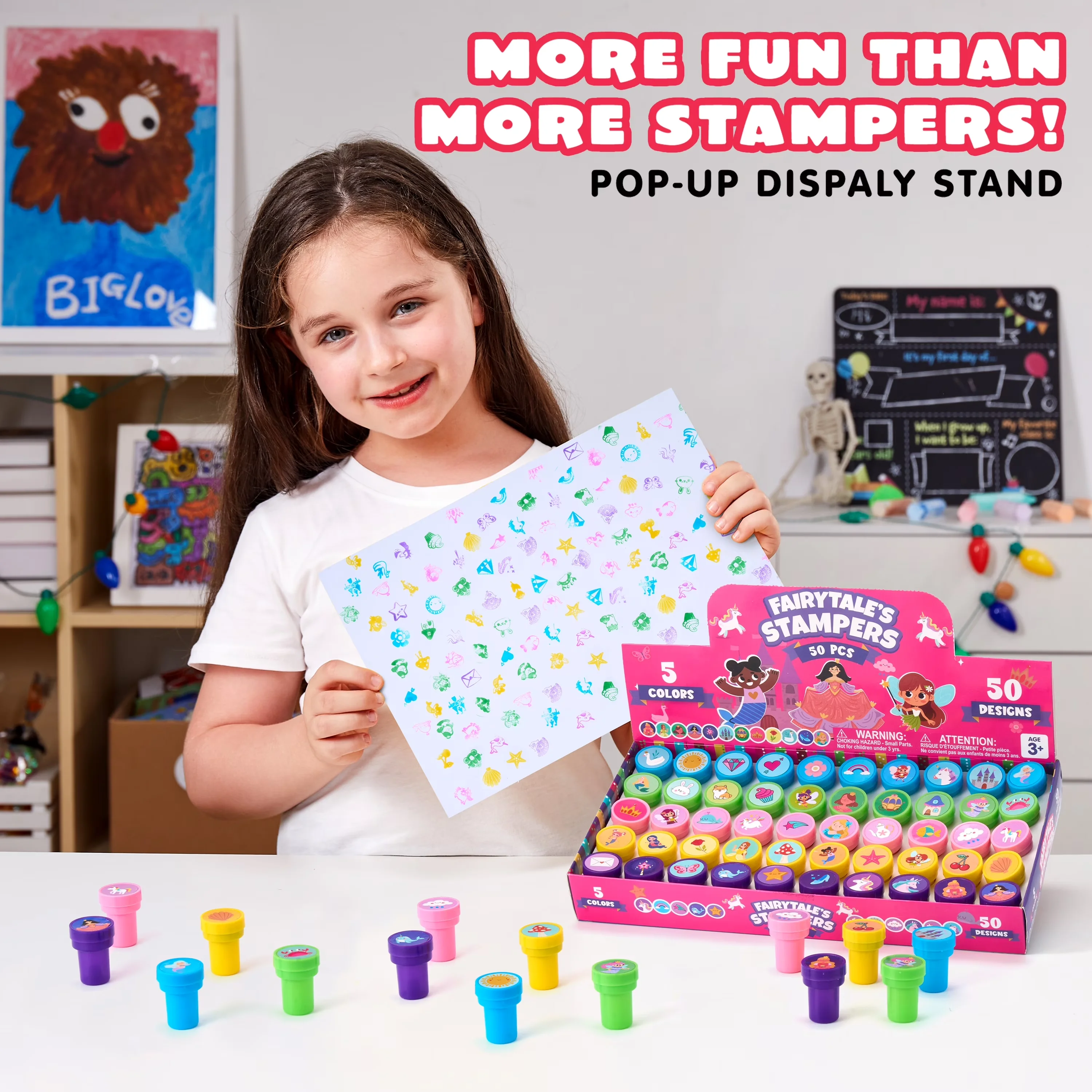 Reliable Moving with 50 Pcs FairyTale's Themed Stamps - Pp, Eva Multicolor Model 5B68FA