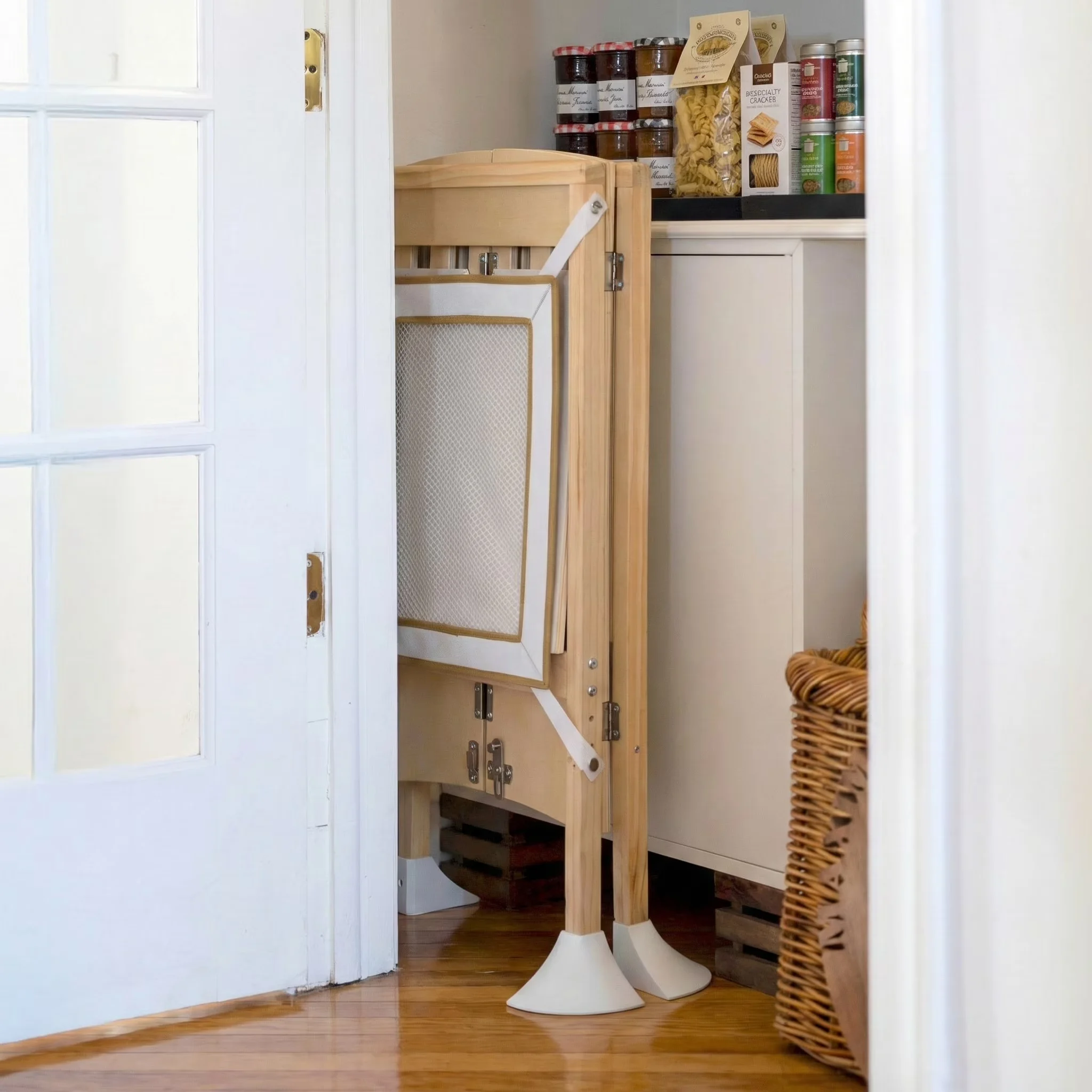 Ladders And Step Stool Quality with Adjustable, Foldable - Off-White Wood Model 856273