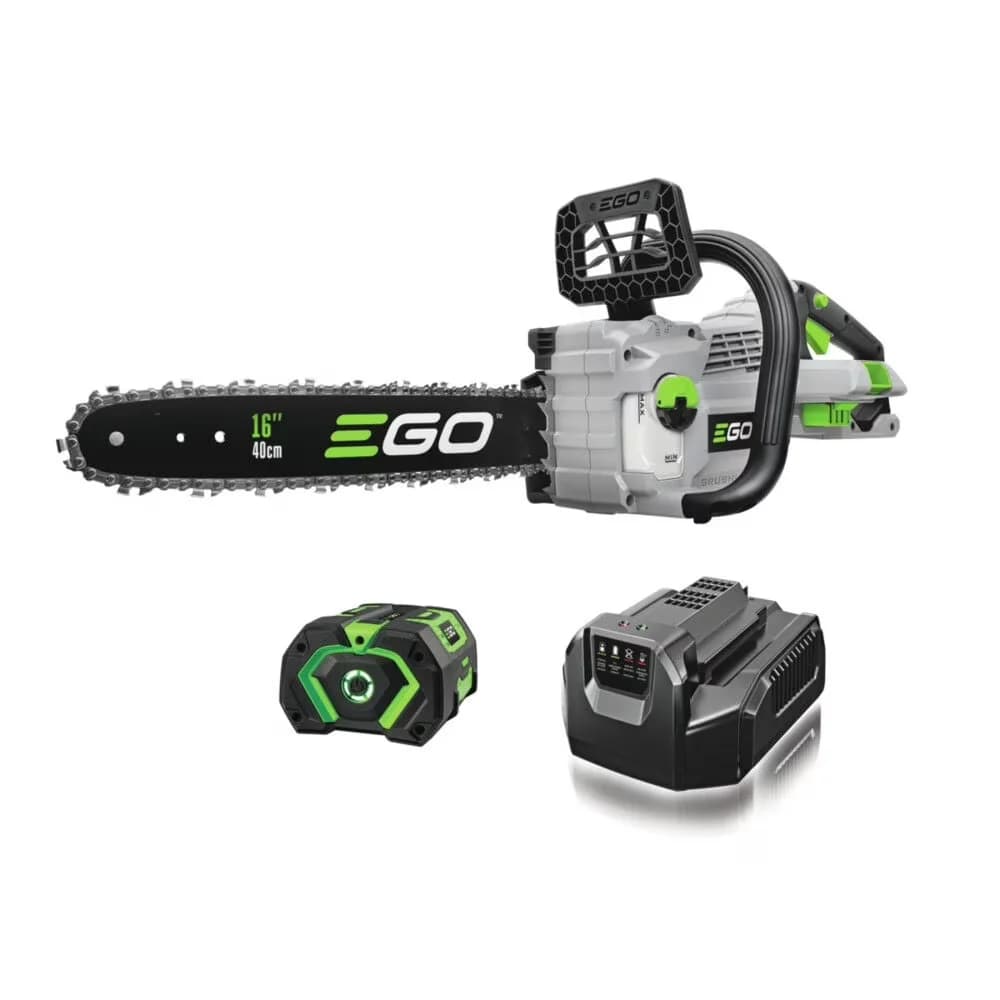 Innovative Chainsaw with Battery, High-Efficiency Brushless Motor, 16” Bar & Chain - Model 144D5C
