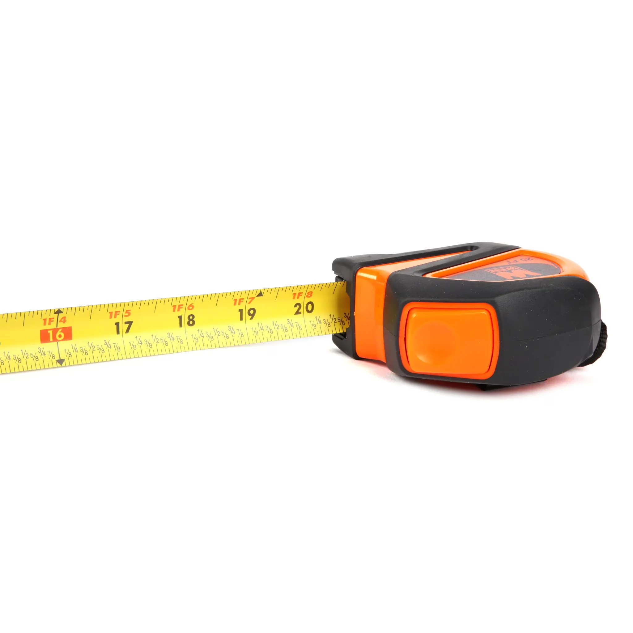 Classic Measuring Layout with Ergonomic Design, Non-Slip, 25-Foot Tape - Plastic Model 809B08