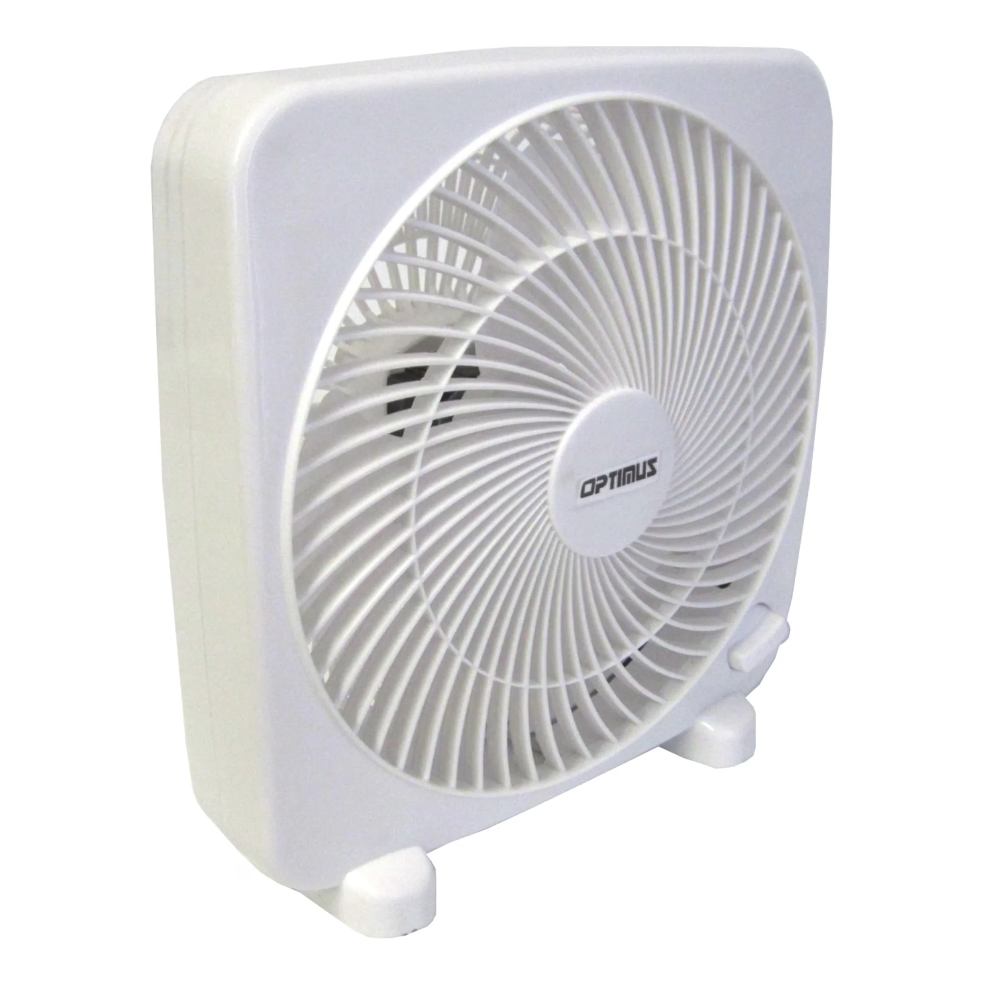 Durable Fans In Cooling with Convenient Carrying Handle, 9" Box Fan - Plastic White Model 847525