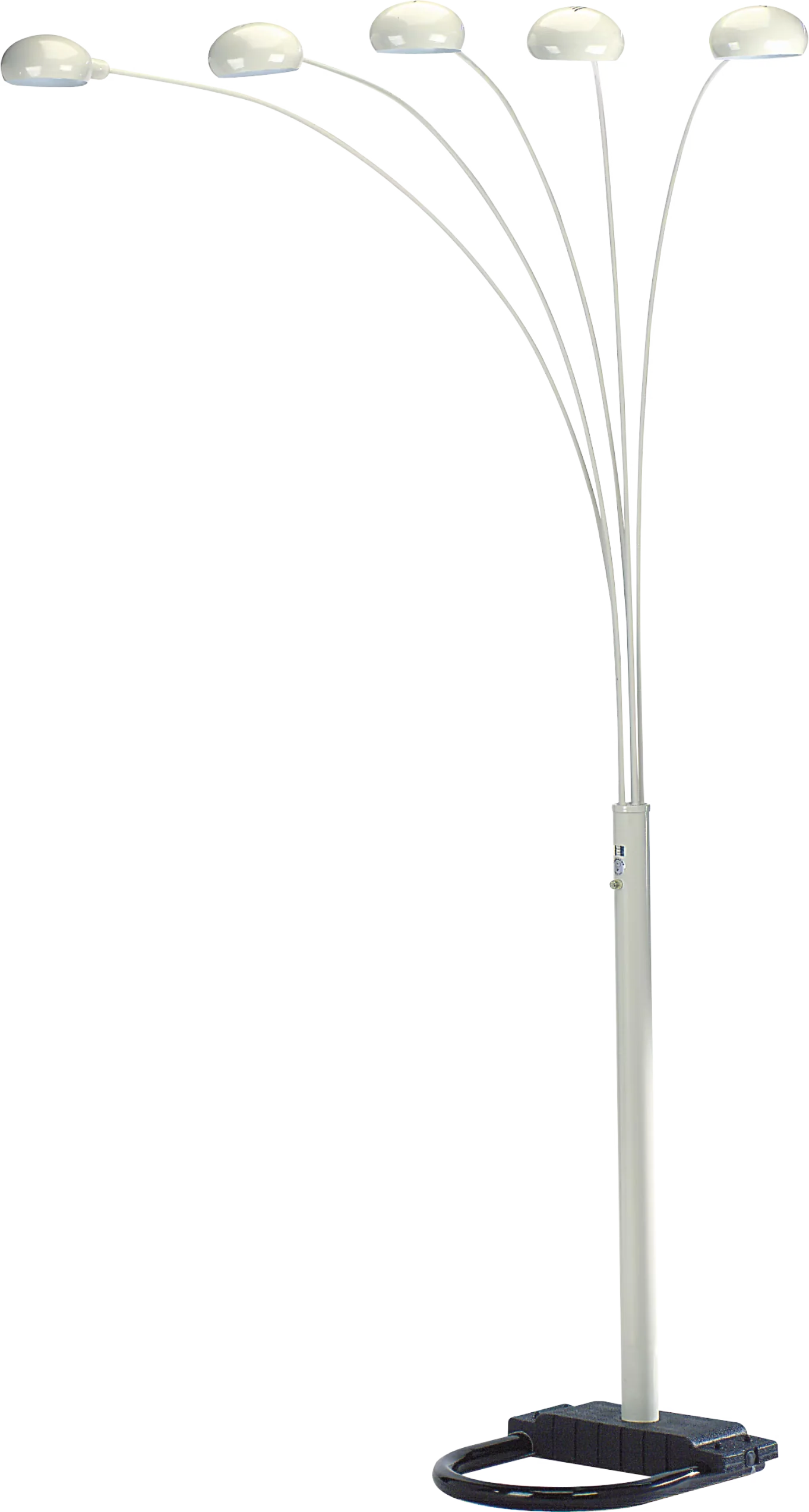 Stylish Floor Lamp with LED, Dimmable, Modern - Silver Metal Illona for Daily Use Model 7D2F64