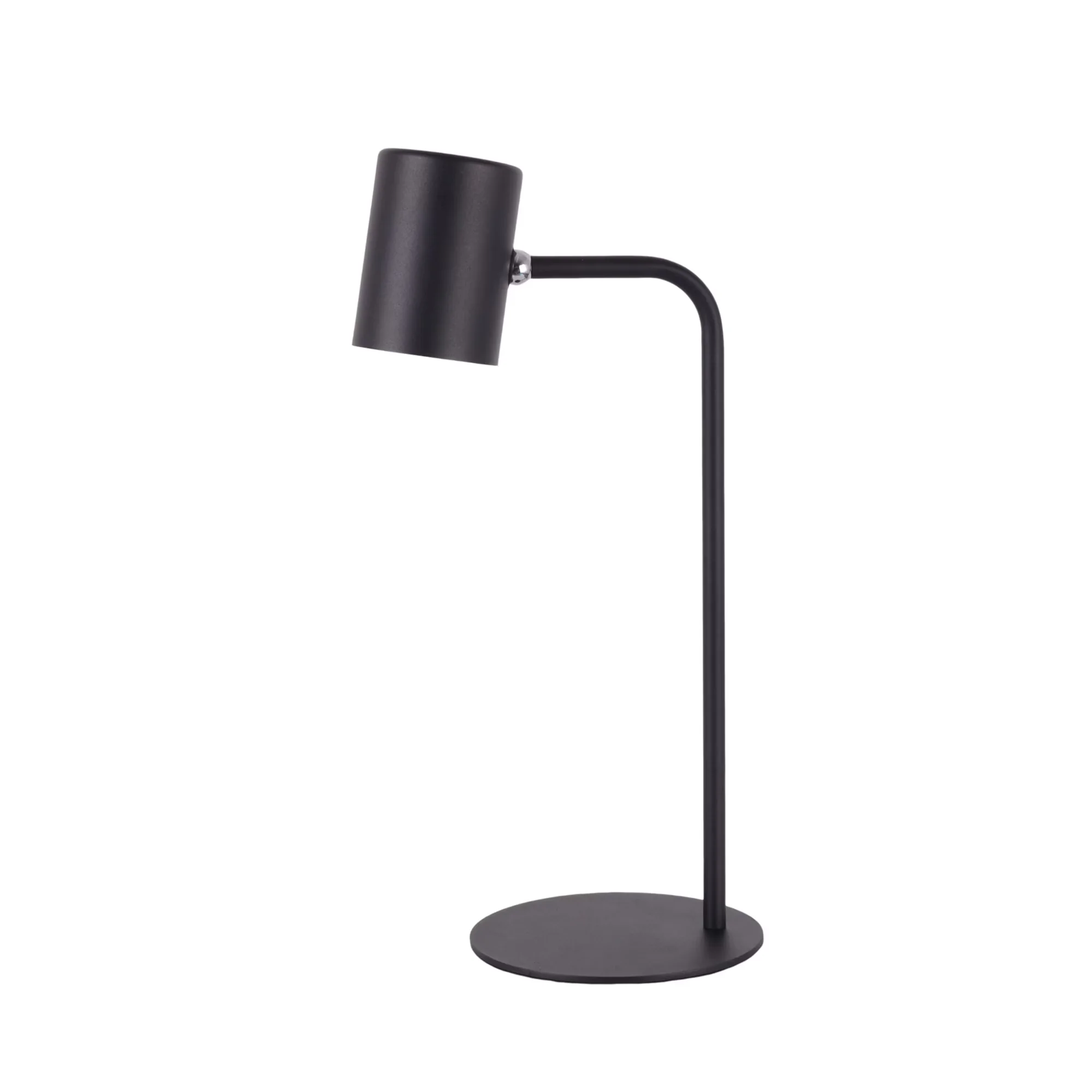 Modern Desk Lamp with LED, Battery, Any Decor Style - Black Iron - Contemporary Style Model 110FC5