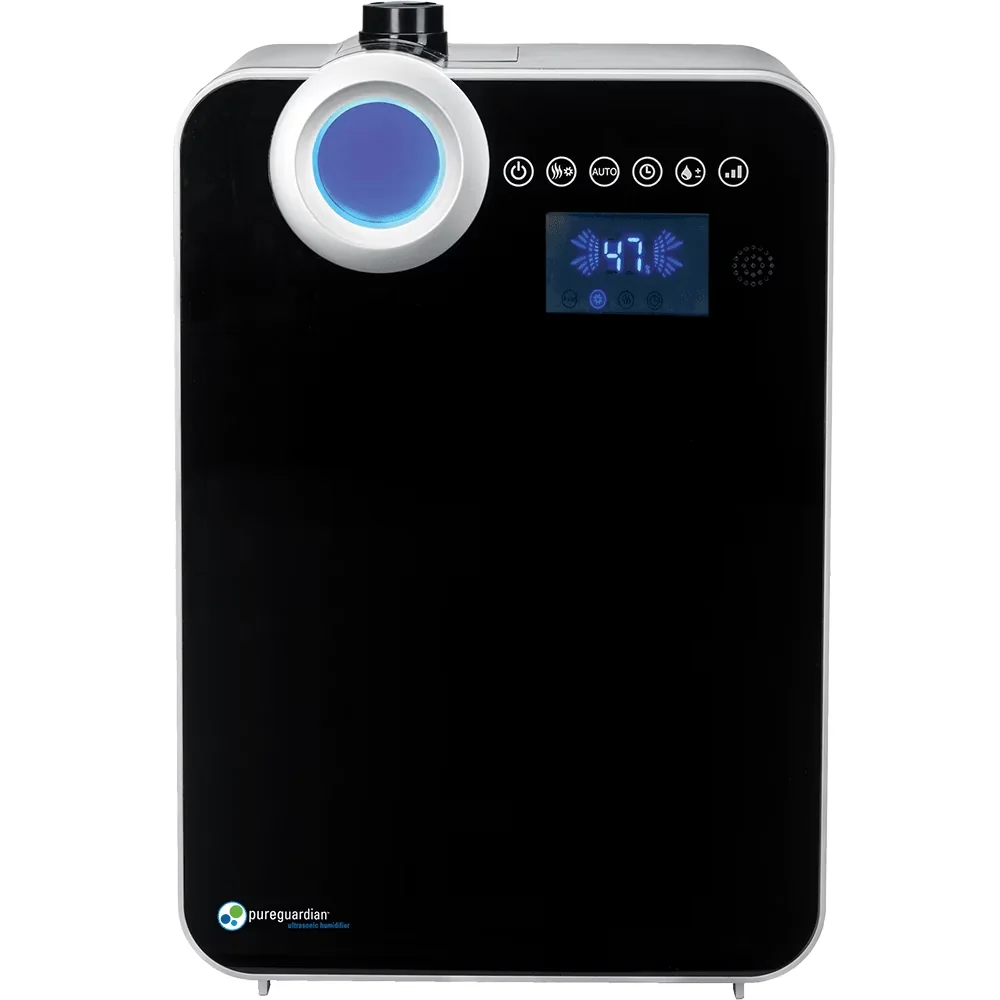 Versatile Humidifier with Timer, 500 Sq. ft, Black - Black 120 - Industrial Grade Model DA338B