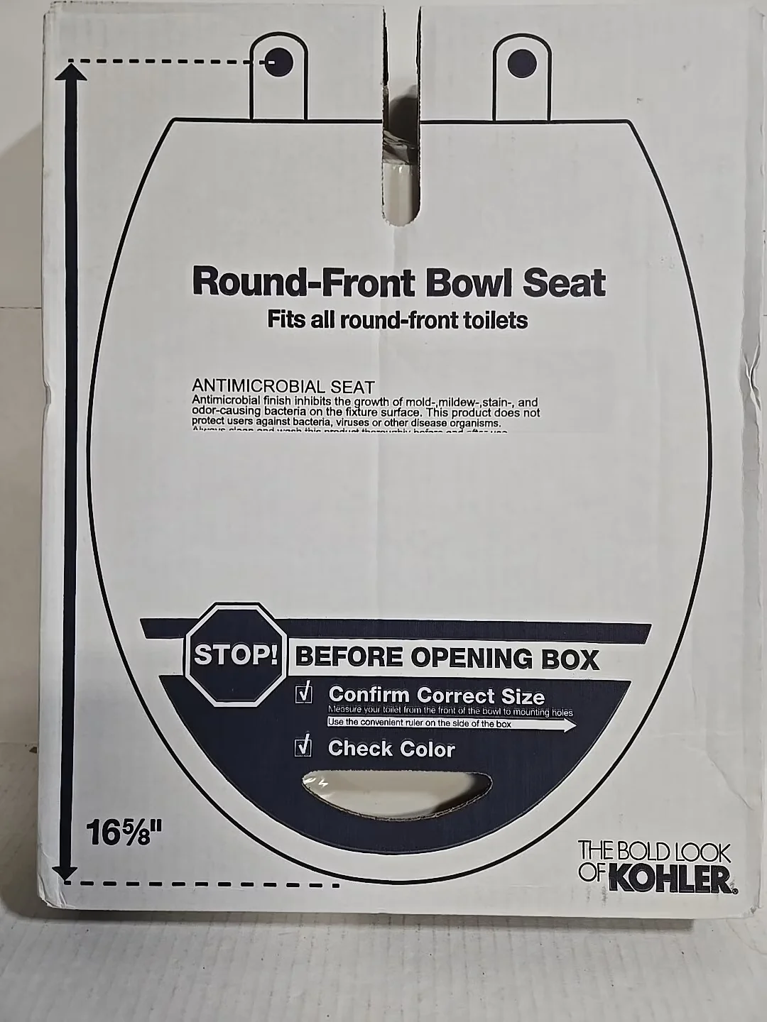 Toilet Seats And Lid Professional - White Plastic 35828-A-0 - Heavy Duty Model 8442CB