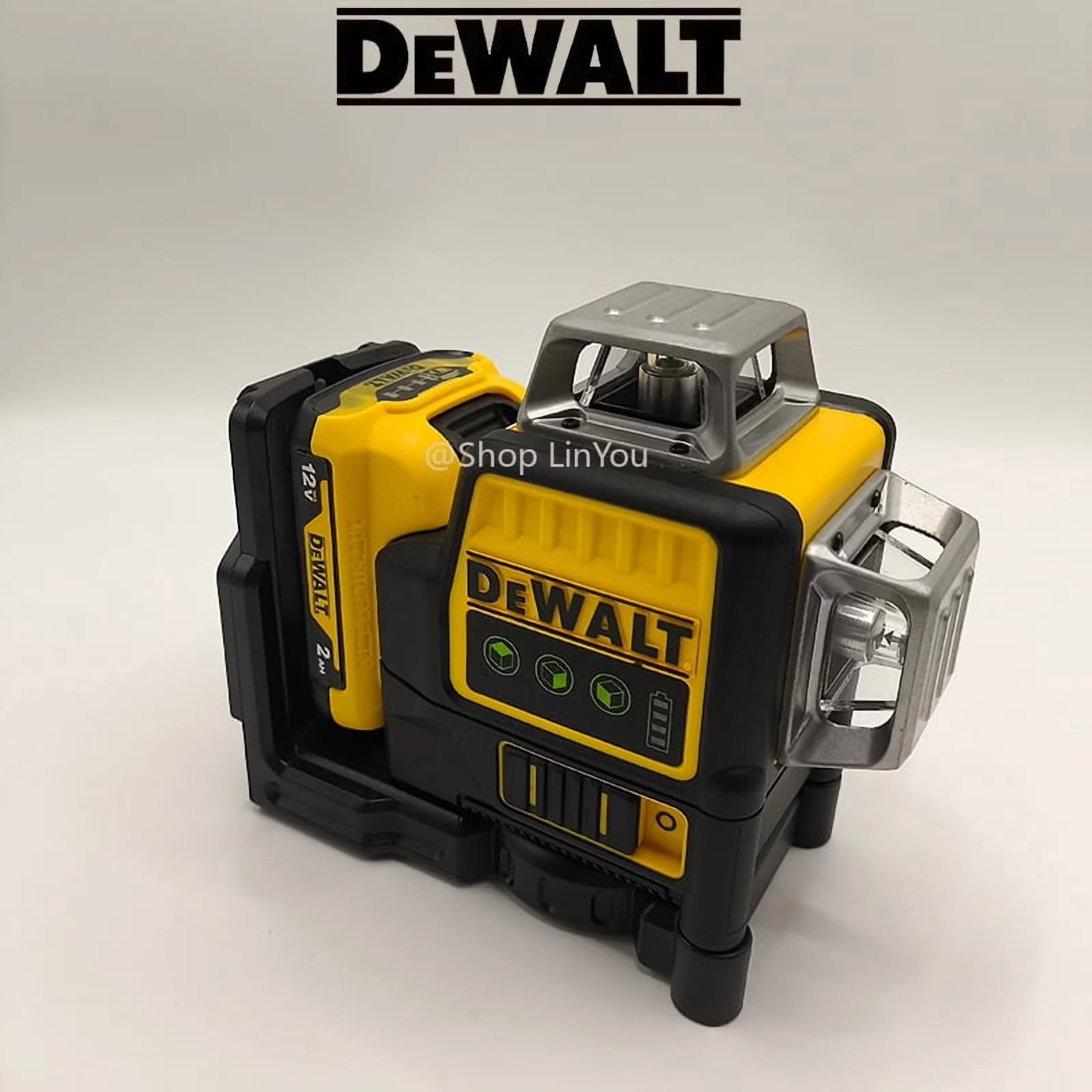 Compact Measuring Layout with Battery, Magnetic, ●Green beam laser technology - Us Model F024BC