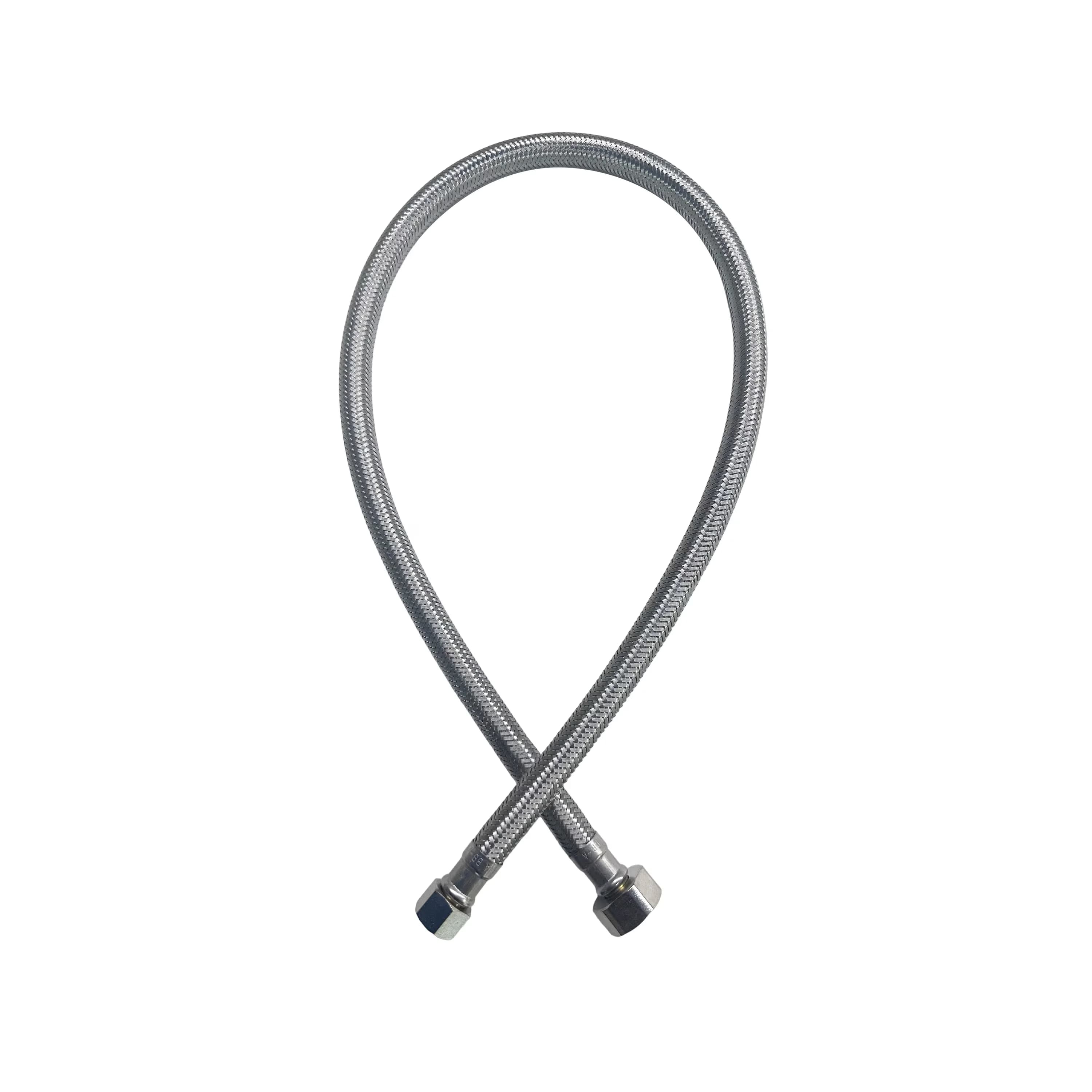 Plumbing Reliable with Simple push-to-connect installation, Mainstay's 30" water supply line hose - Stainless Steel Model 7C408F