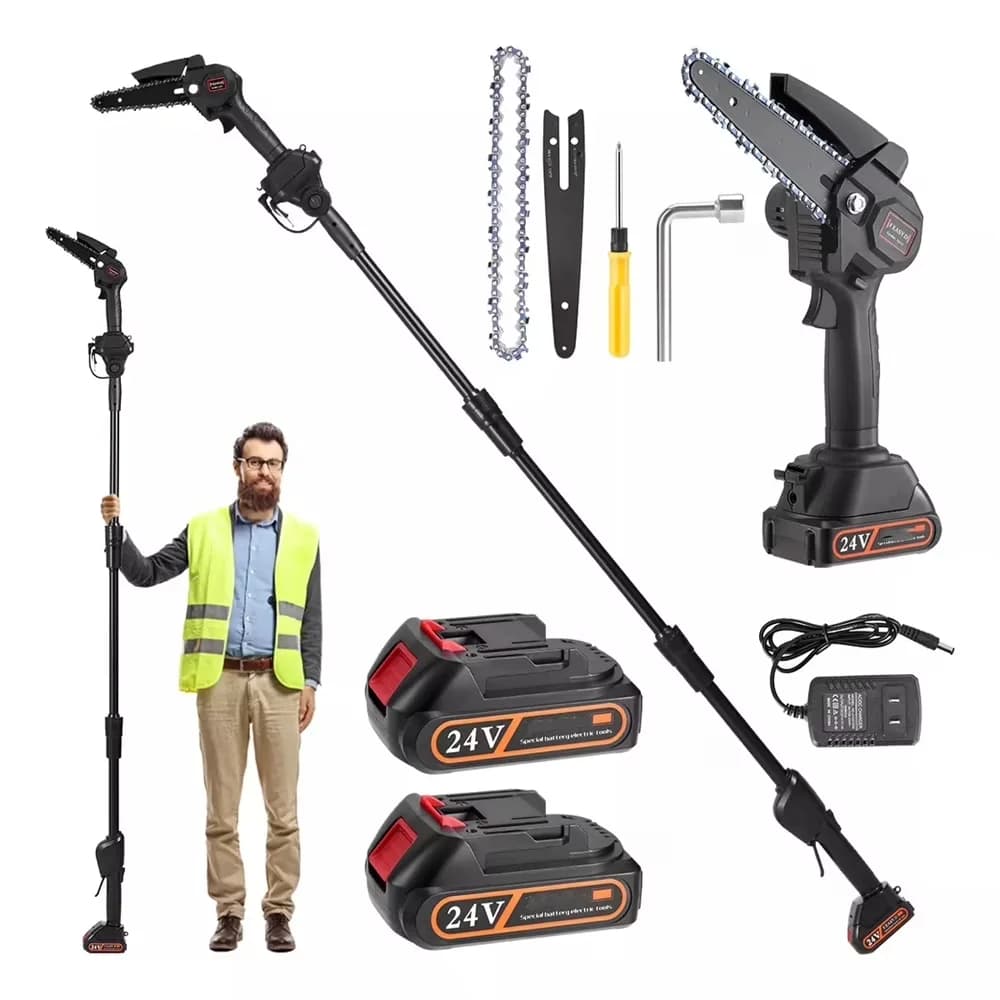 Reliable Pole Saw with Battery - 2-IN-1 for Everyday Use Model 440AF9