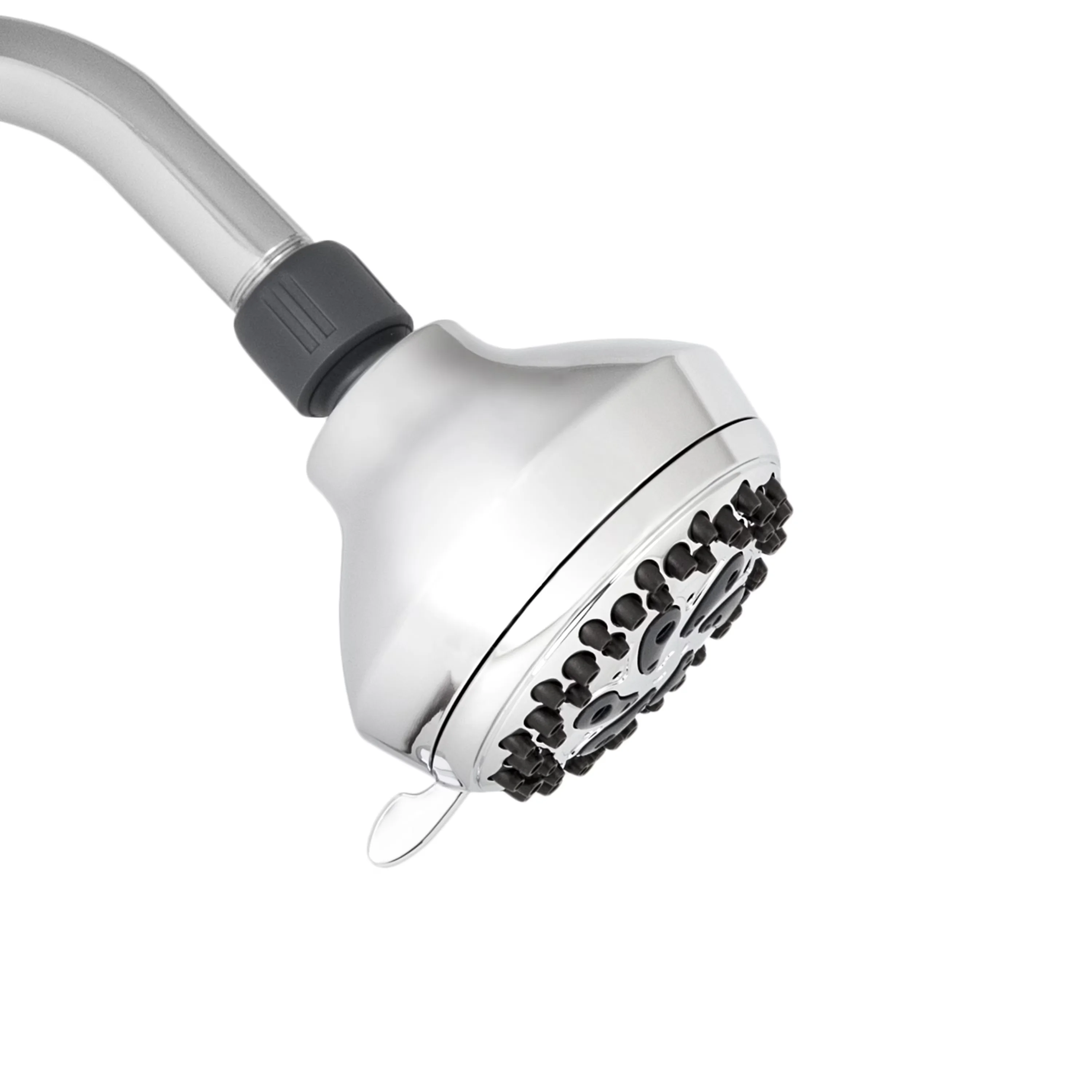 Professional Shower Head with Anti-Clog, Anti-clog nozzles, Chrome 1.8 GPM VSA-623E - Chrome Plastic Model 2F8BC1